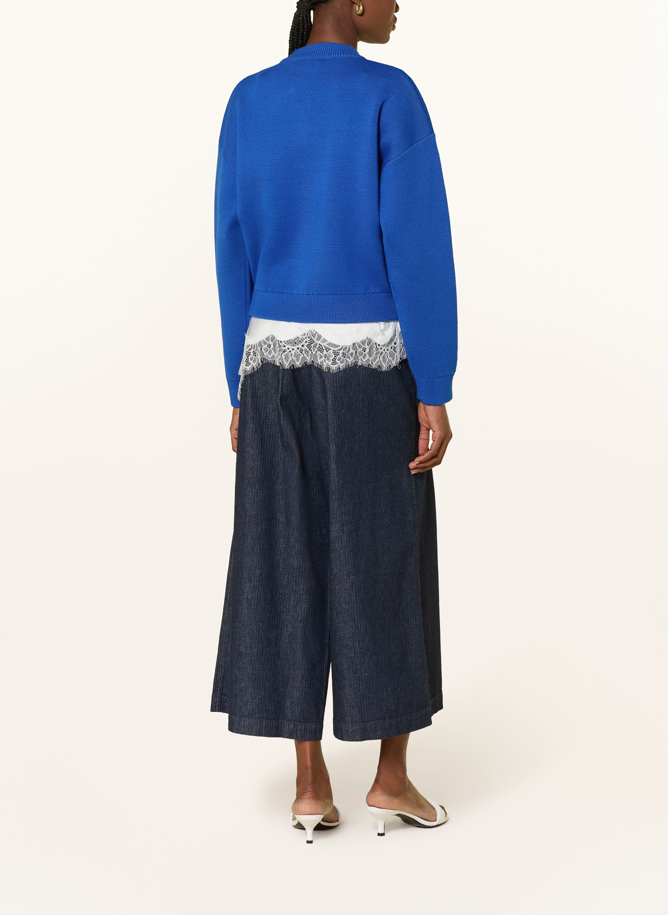 Rich & Royal Gebreid vest: BLAUW