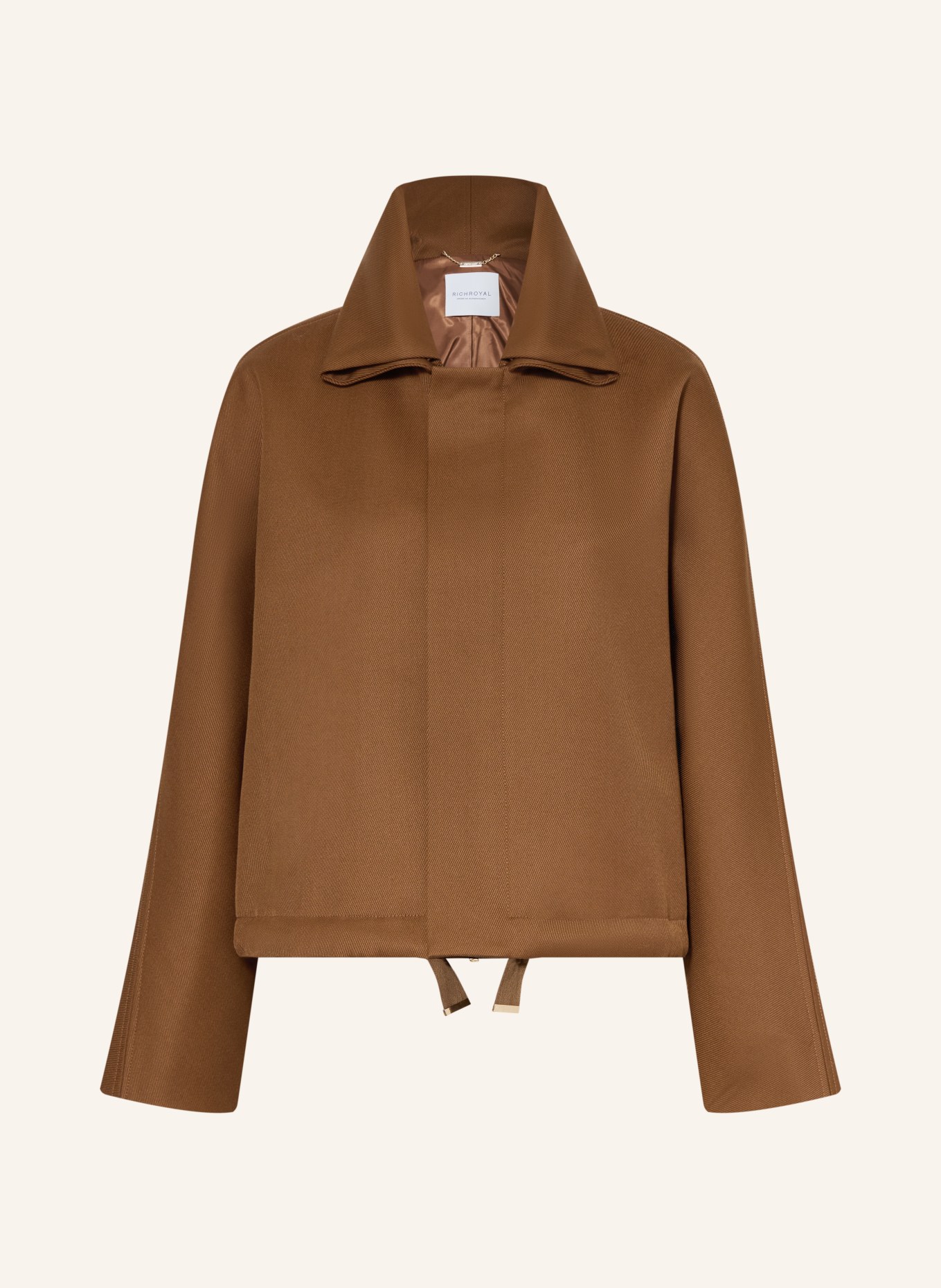 Rich & Royal Oversized-Blouson: BRAUN