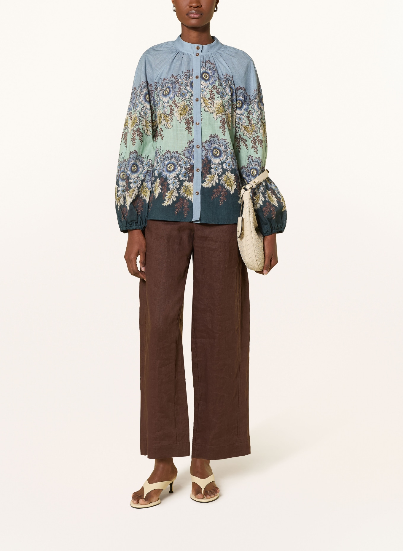 Rich & Royal Bluse: BLAU / PETROL / TÜRKIS