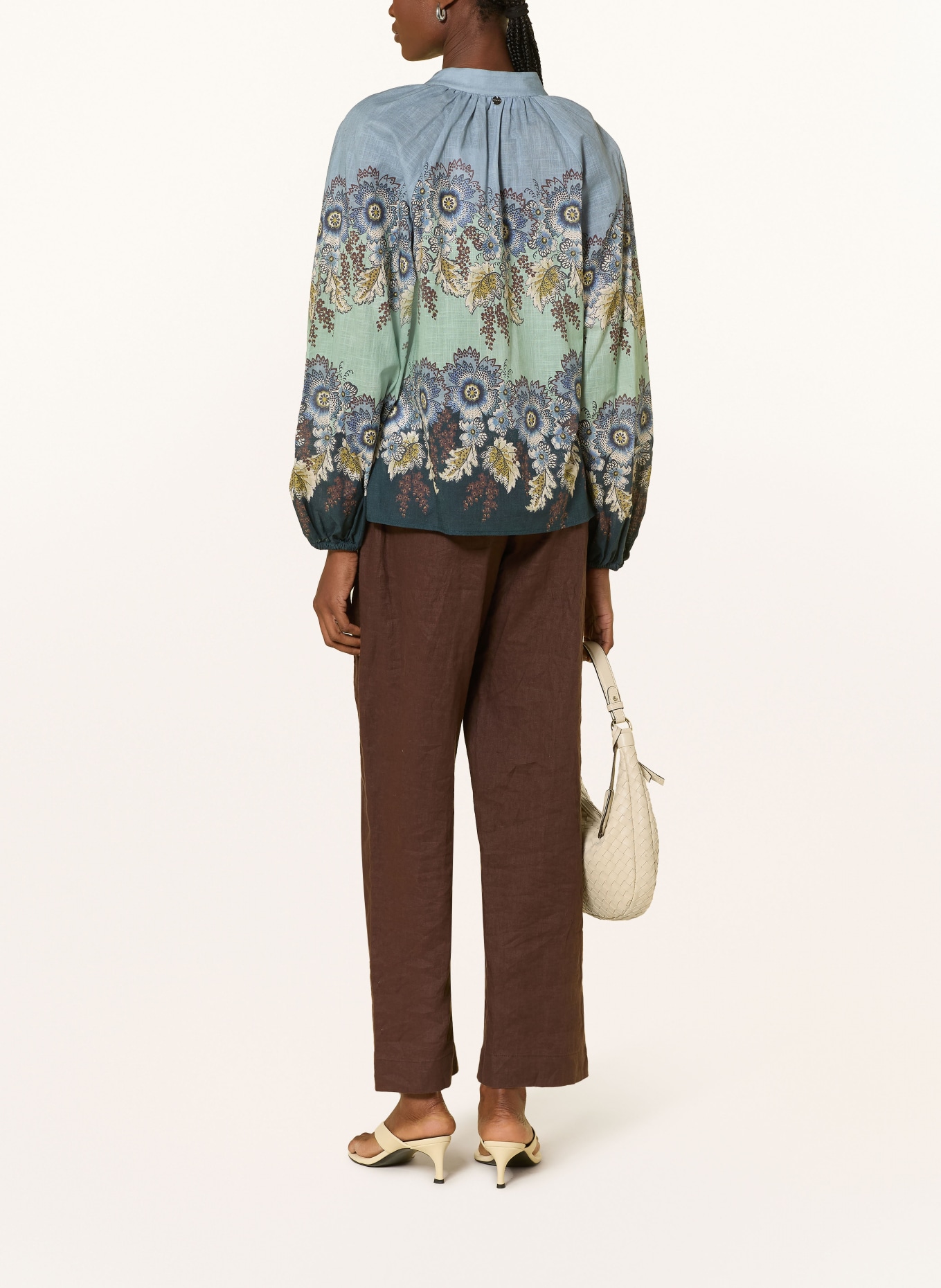 Rich & Royal Bluse: BLAU / PETROL / TÜRKIS