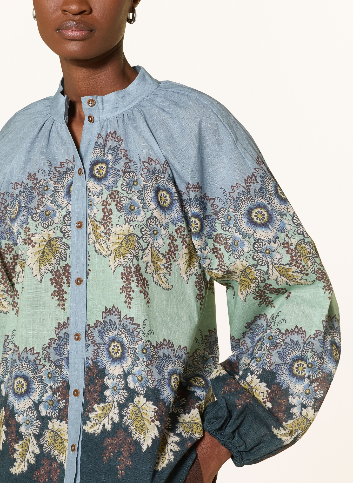 Rich & Royal Bluse: BLAU / PETROL / TÜRKIS