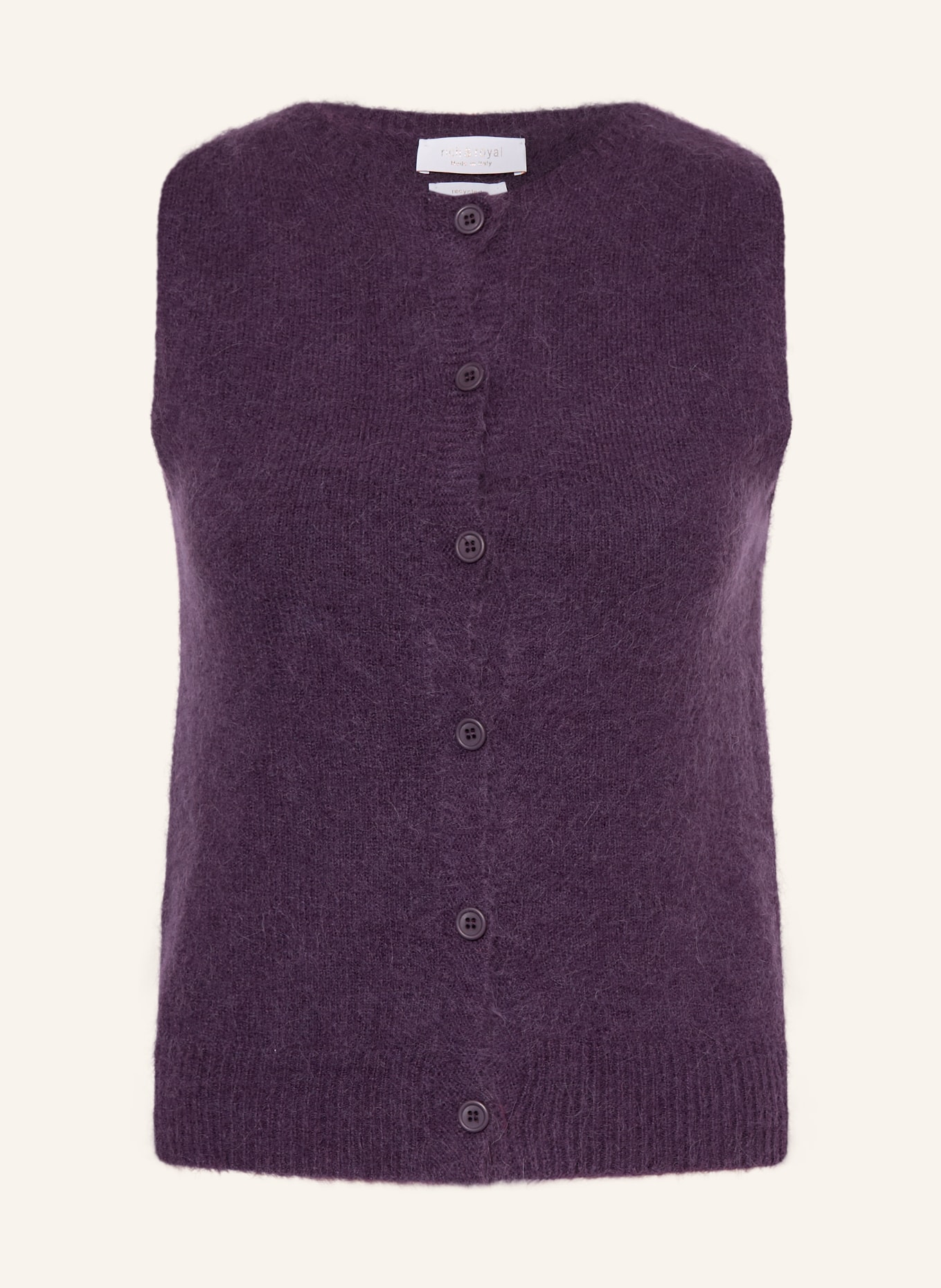 Rich & Royal Knit vest: PURPLE