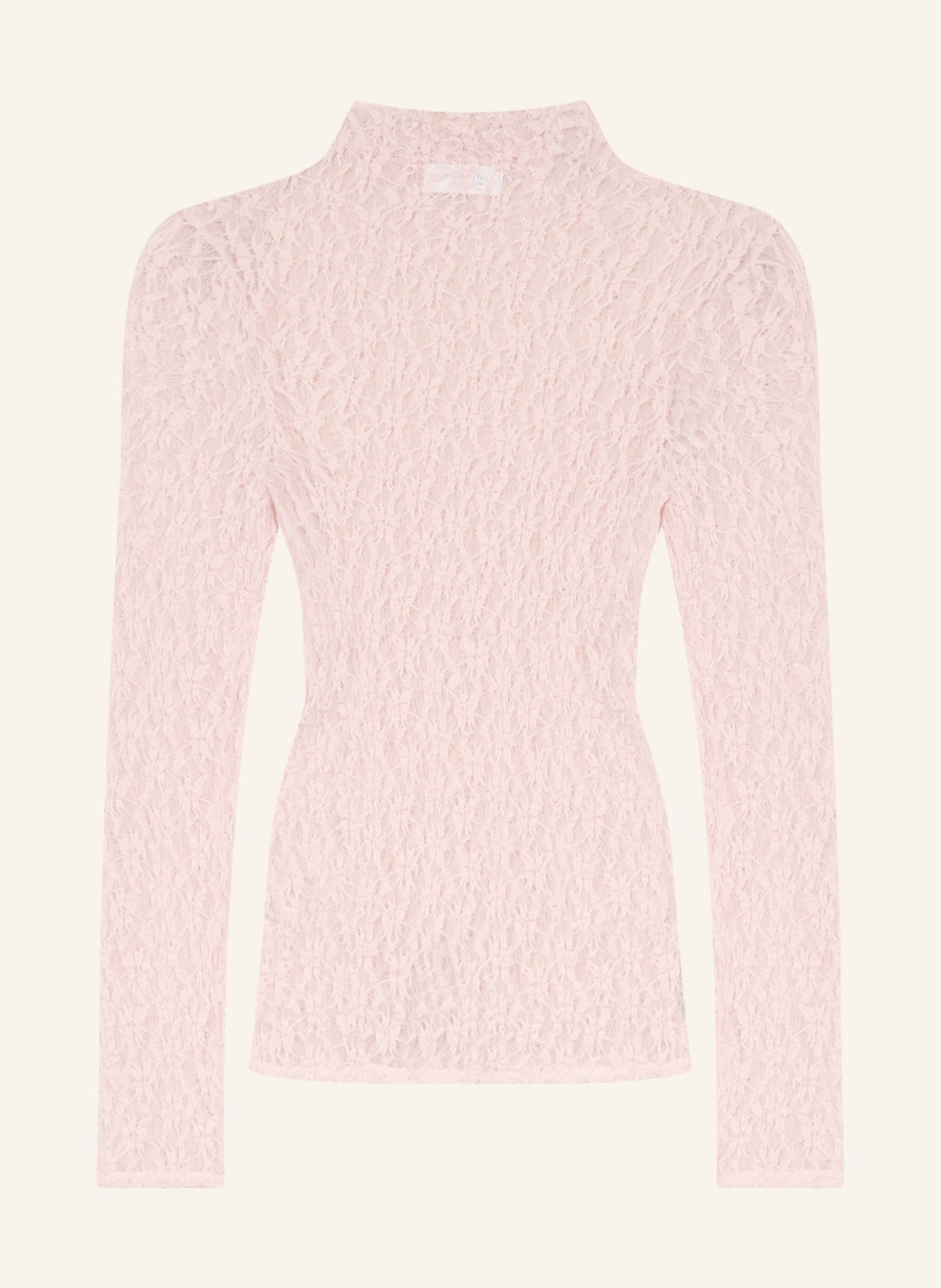 Rich & Royal T-shirt met lange mouwen van kant: ROSE CLAIR