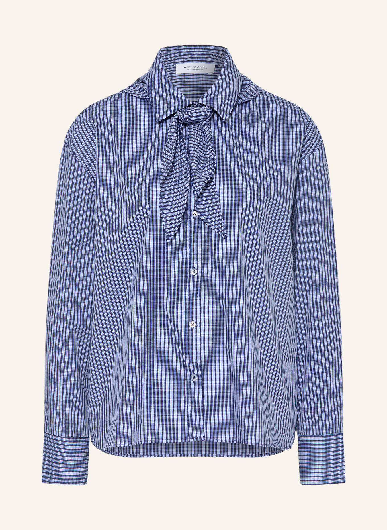 Rich & Royal Chemisier: BLEU FONCÉ / BLEU CLAIR / BLANC