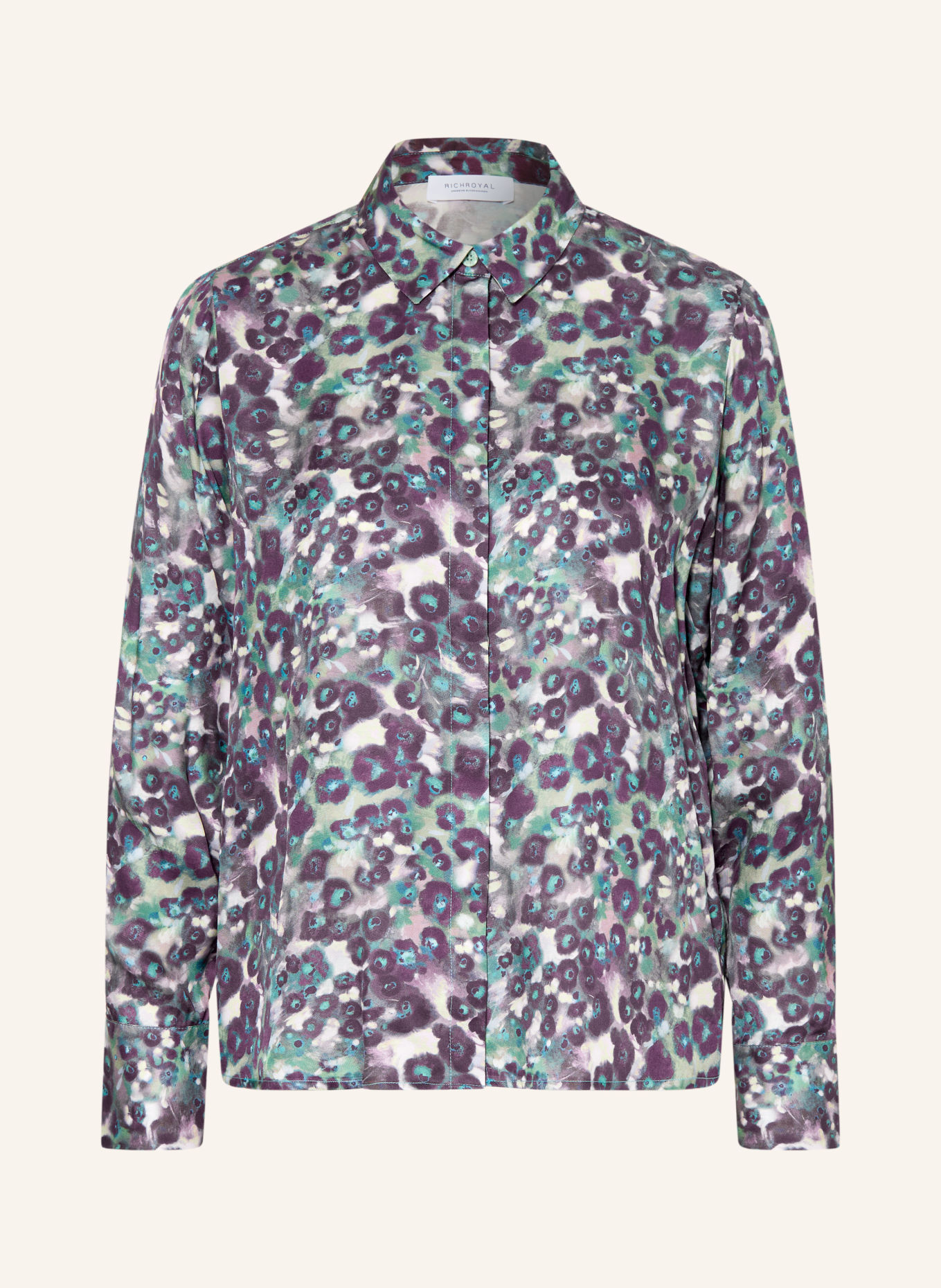 Rich & Royal Chemisier: LILAS FONCÉ / ROSE CLAIR / VERT