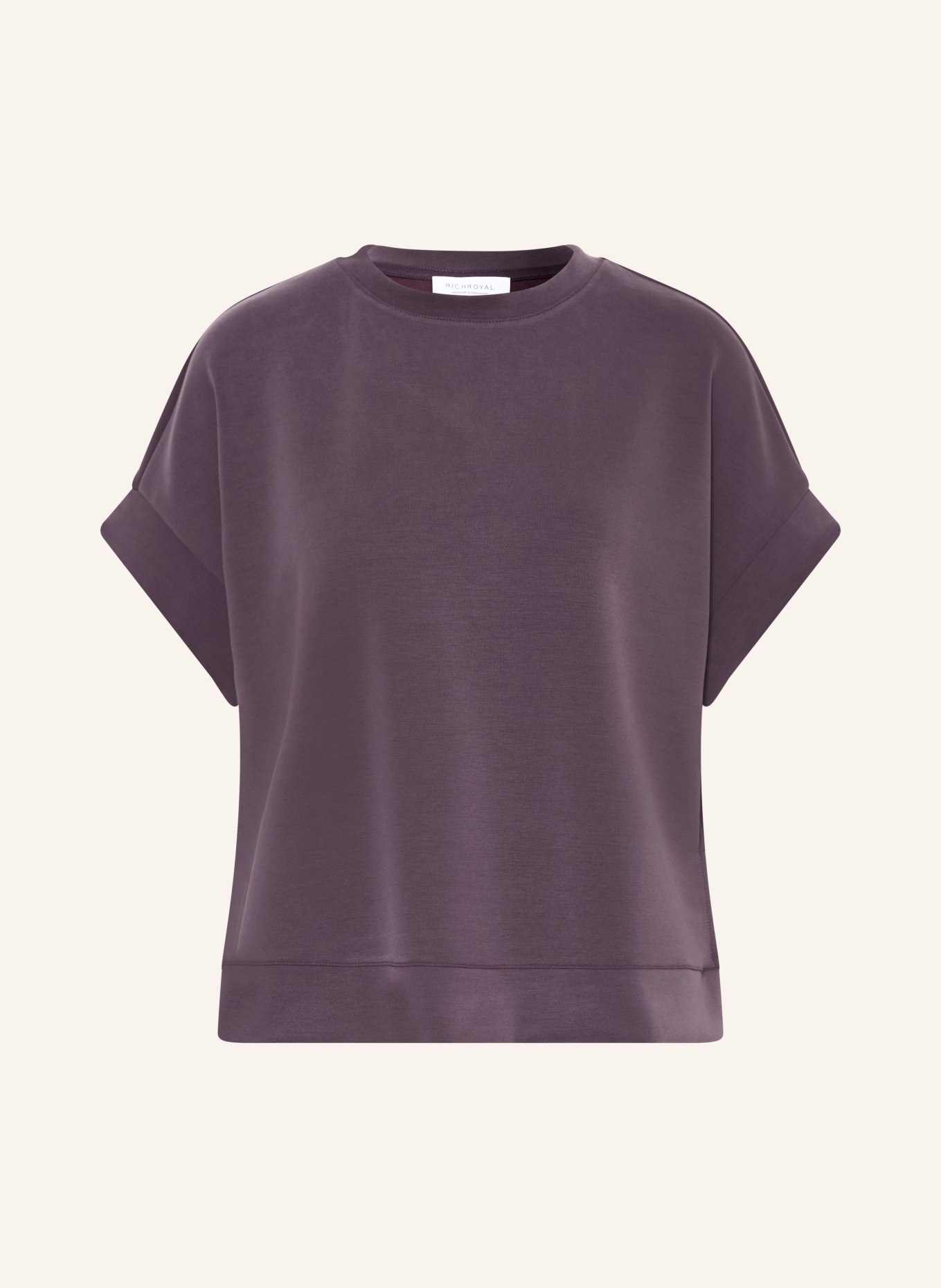 Rich & Royal T-shirt: LILAS FONCÉ