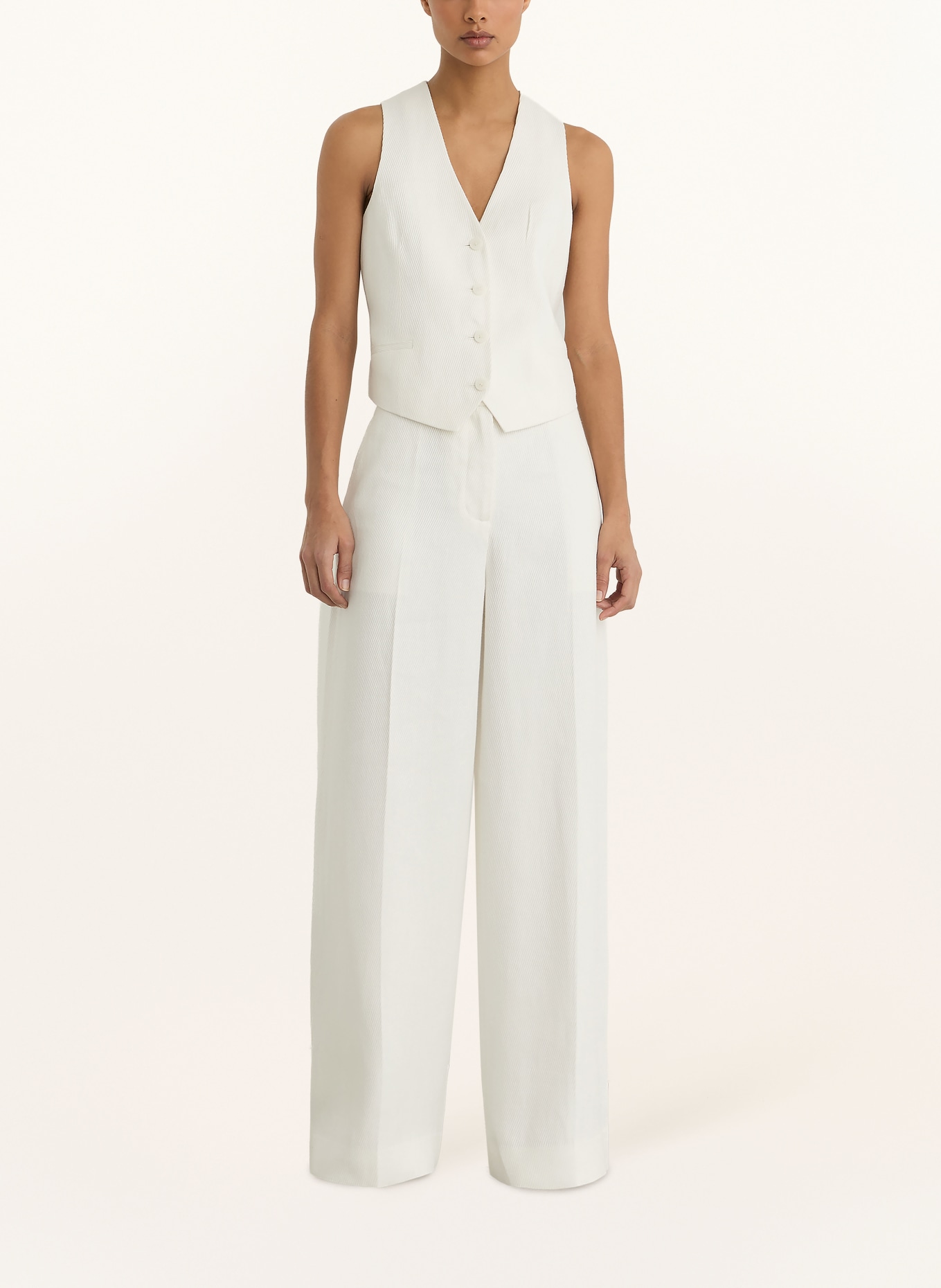 REISS Marlenehose ALYX mit Leinen: WEISS