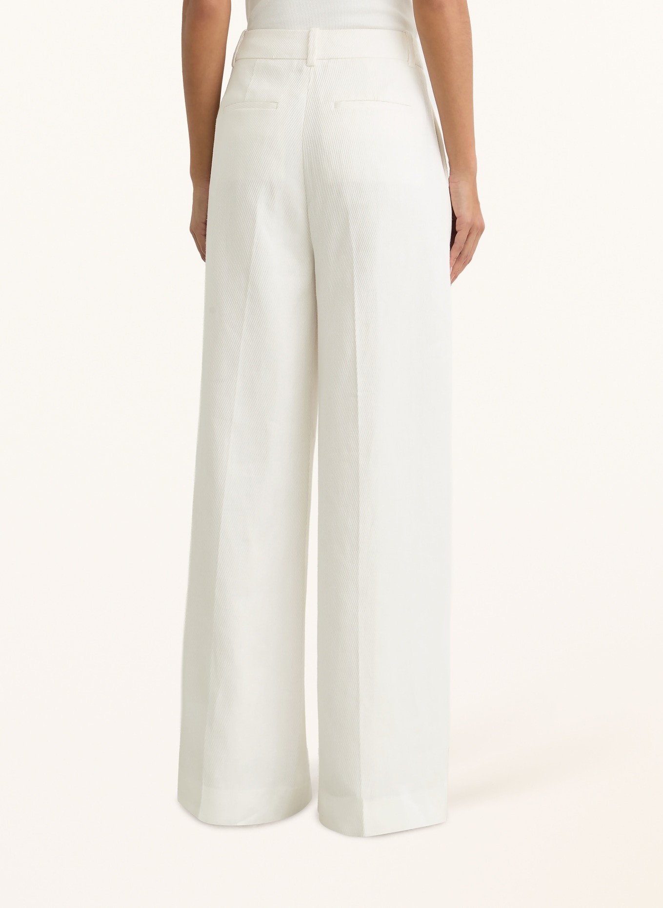 REISS Marlenehose ALYX mit Leinen: WEISS