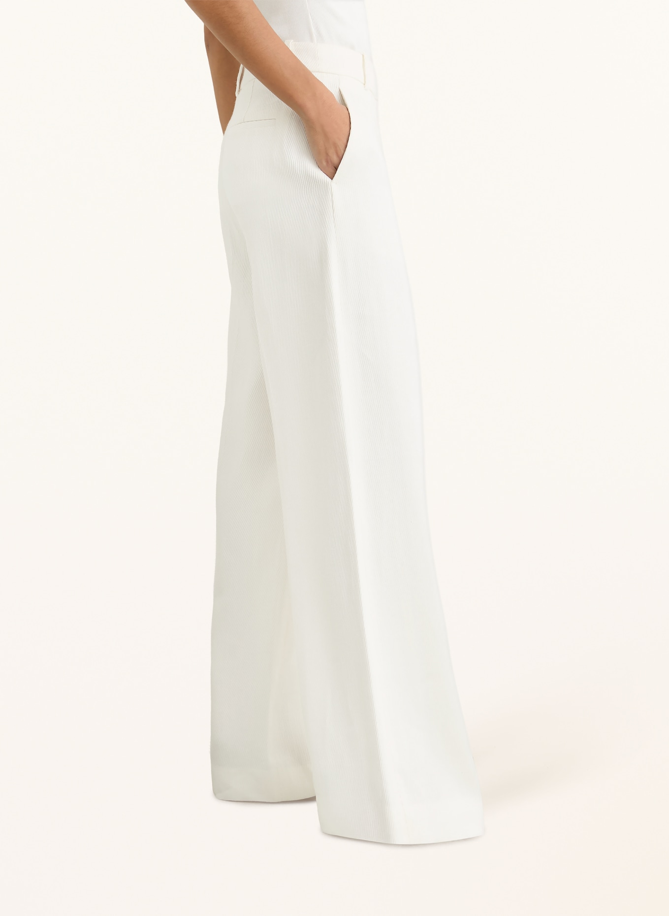 REISS Marlenehose ALYX mit Leinen: WEISS