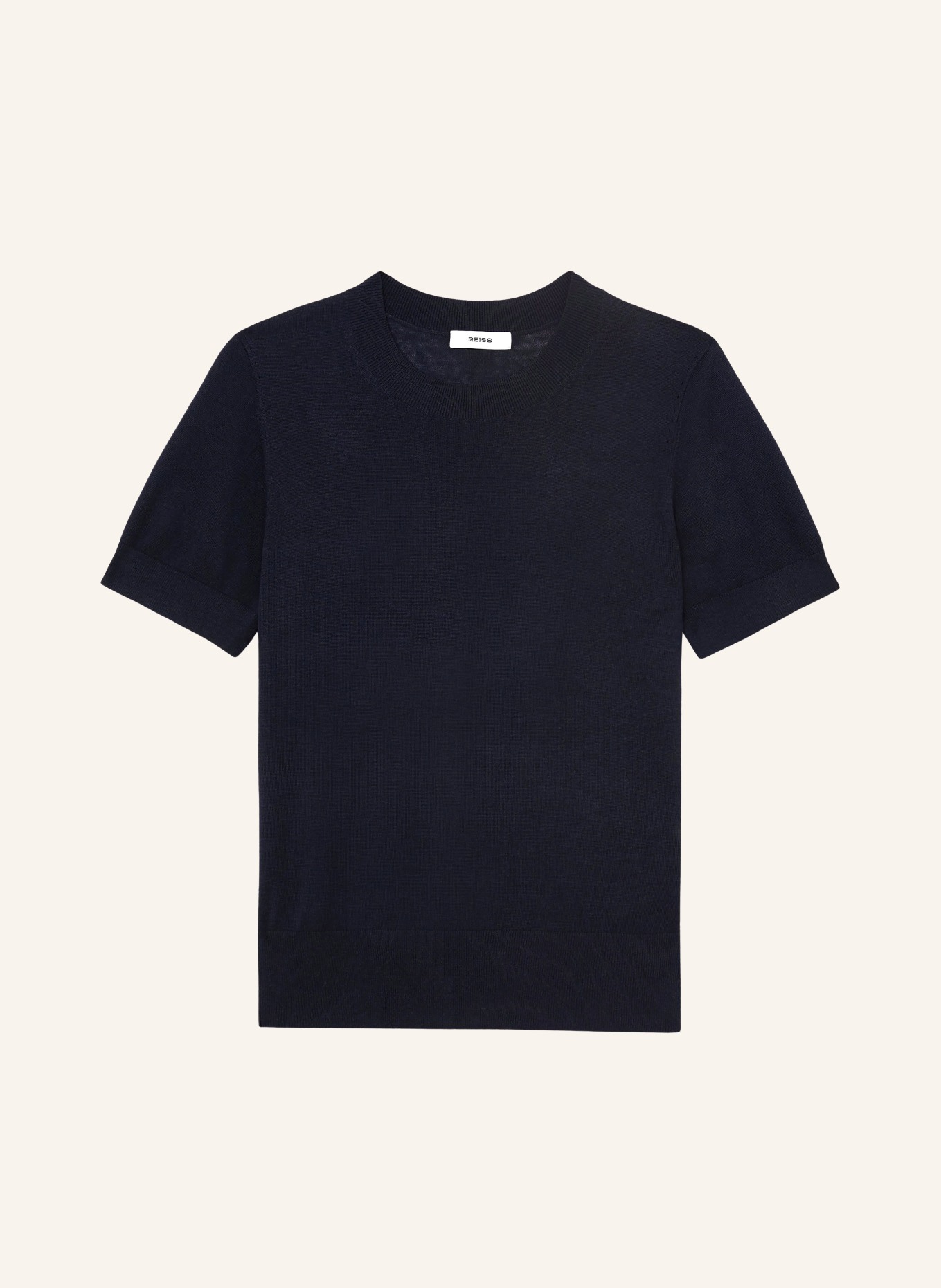 REISS Strickshirt LIVY: DUNKELBLAU