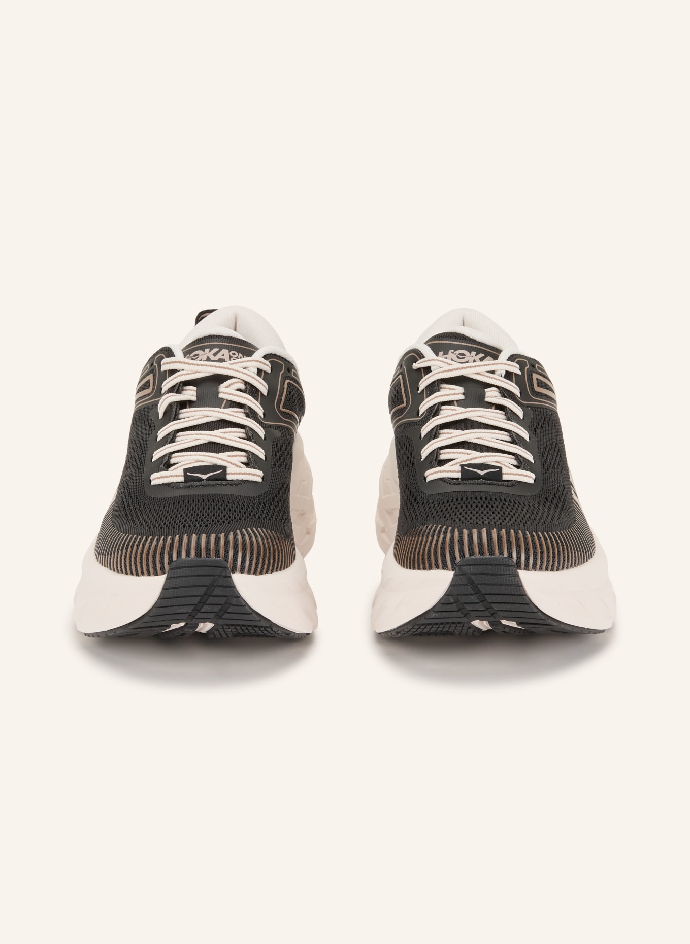 HOKA Sneaker BONDI 7: SCHWARZ / BRAUN