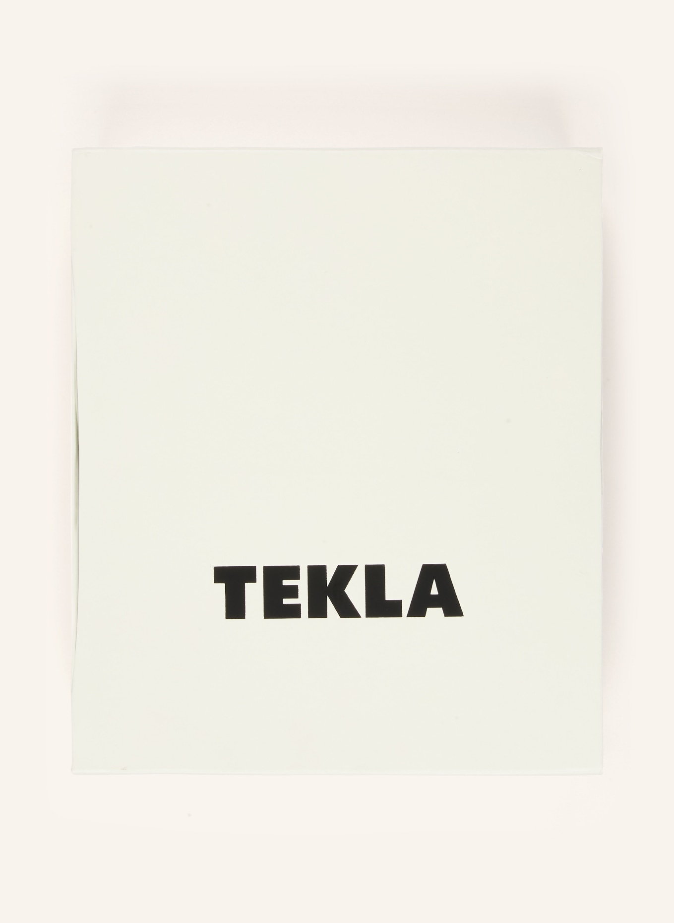 TEKLA Housse de couette: VIEUX ROSE / CRÈME