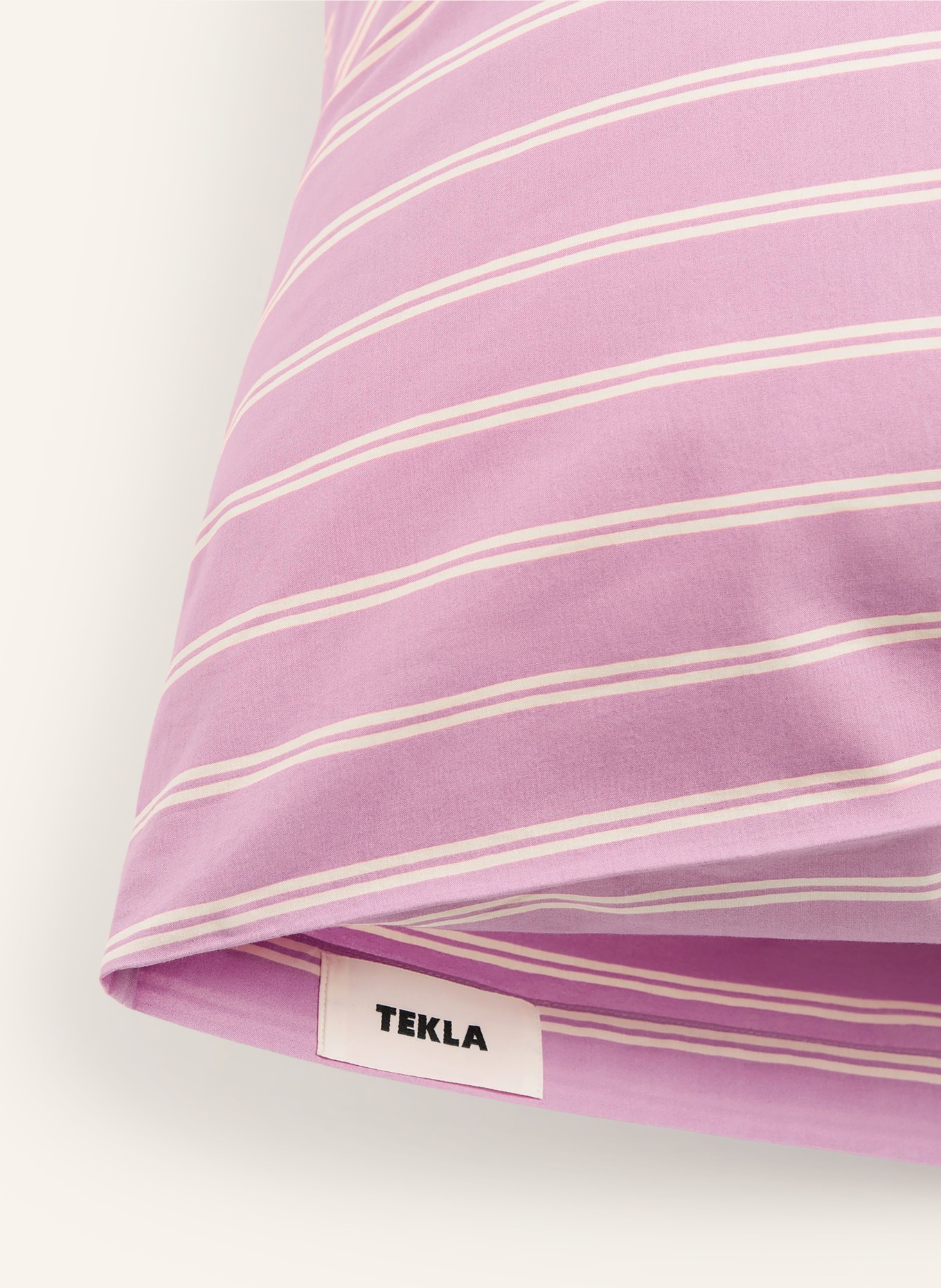 TEKLA Poszewka na poduszkę SHAM: BRUDNY RÓŻ / KREMOWY