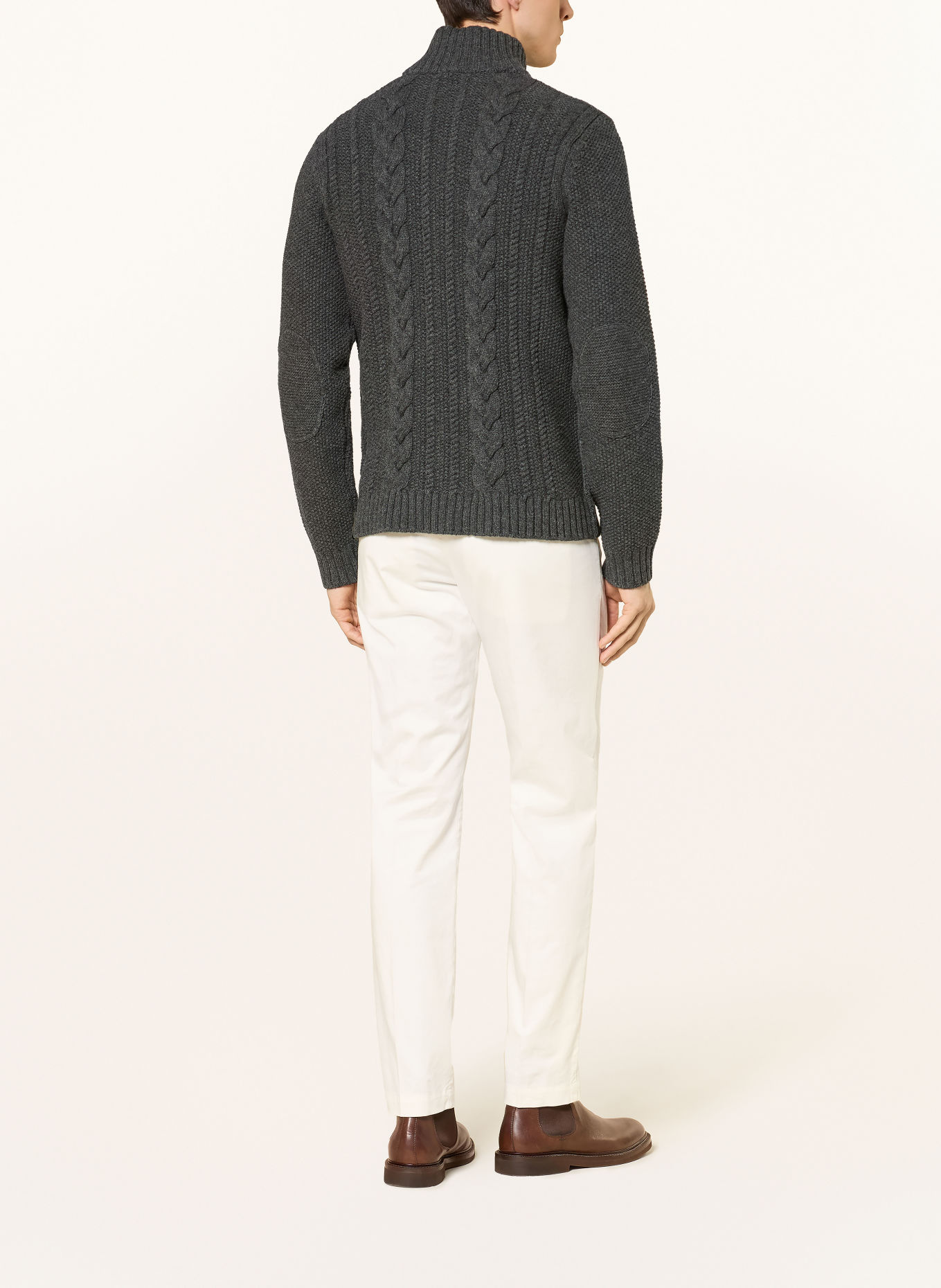 HABSBURG DAVIDE Cardigan: DARK GRAY
