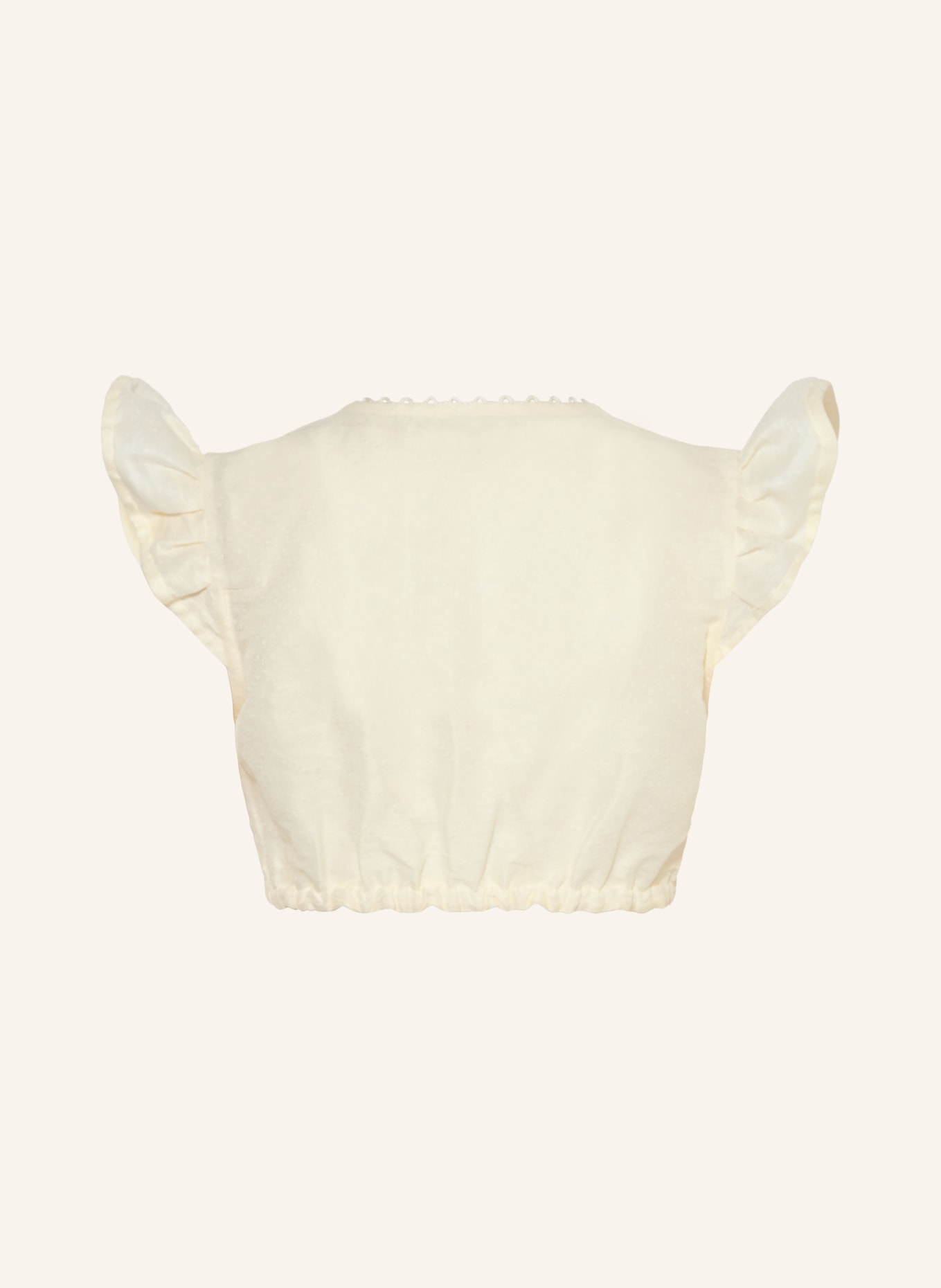 KINGA MATHE Blouse dirndl KIKI en jacquard: ÉCRU