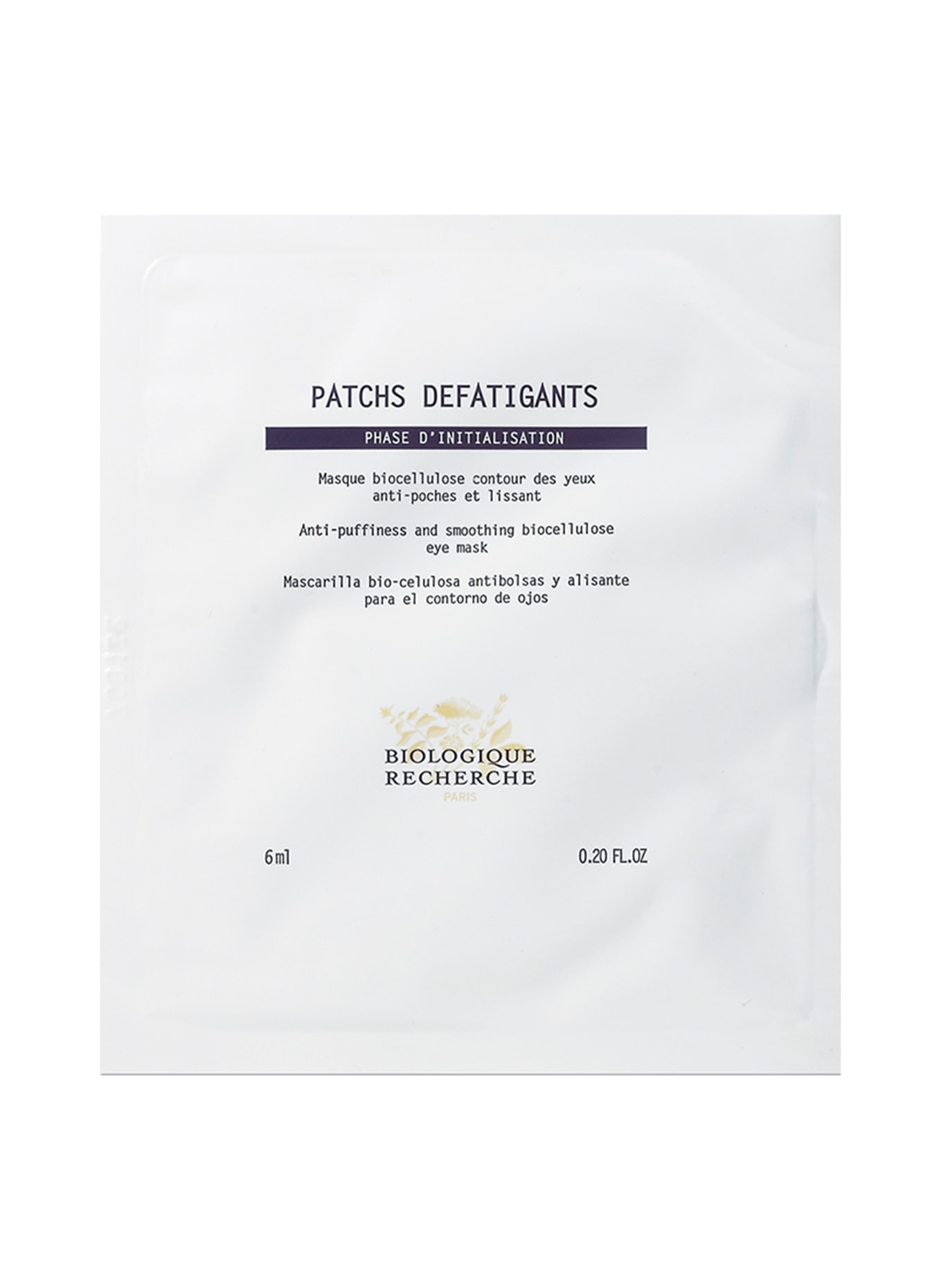 BIOLOGIQUE RECHERCHE PATCHS DÉFATIGANTS
