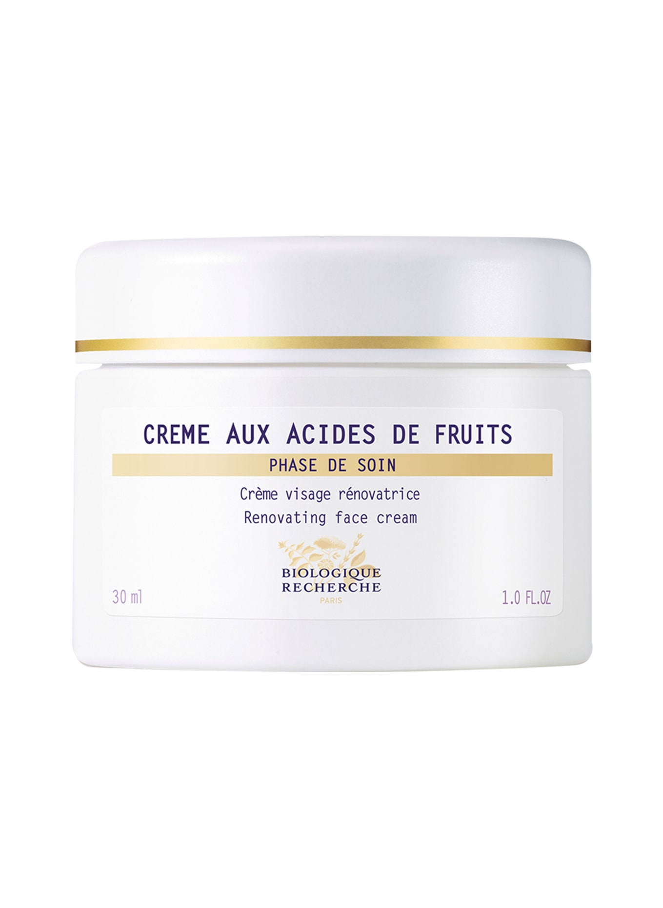BIOLOGIQUE RECHERCHE CRÈME AUX ACIDES DE FRUITS