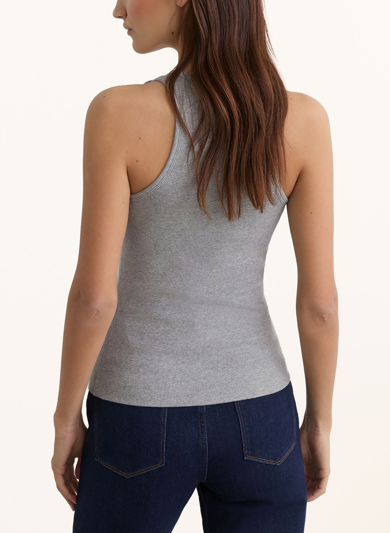 REISS Top BELLA avec rivets: GRIS