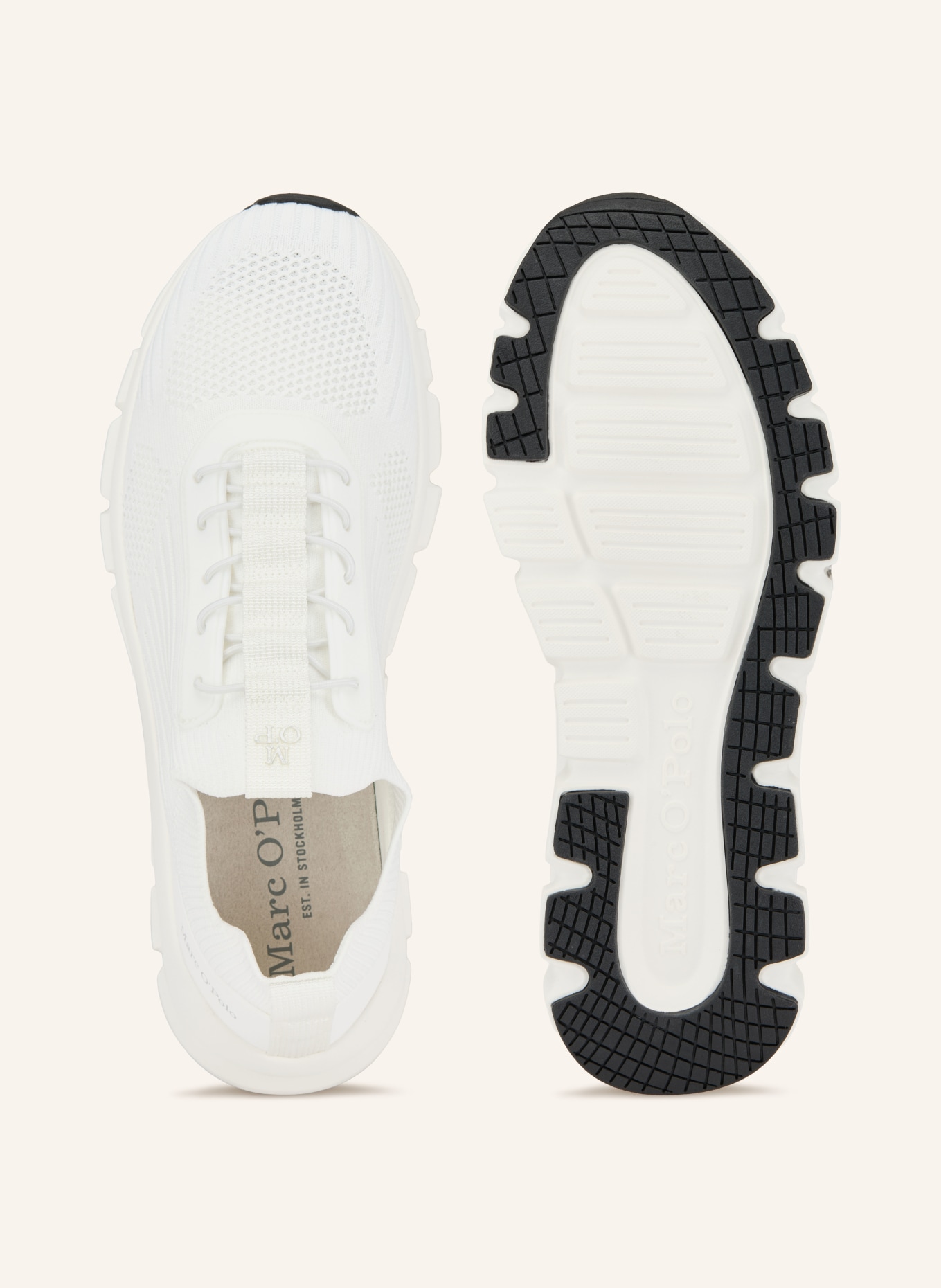 Marc O'Polo Baskets sans lacets OLIVER: BLANC