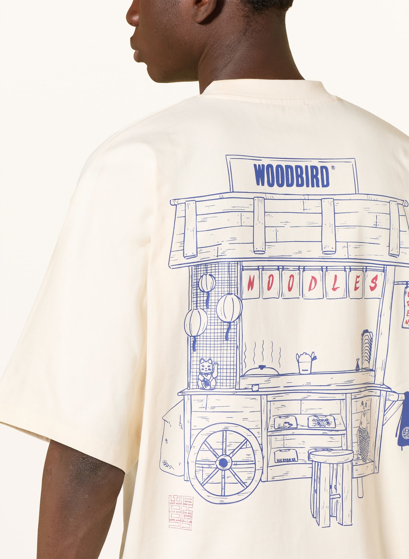 WOODBIRD T-Shirt WBBEAM: ECRU