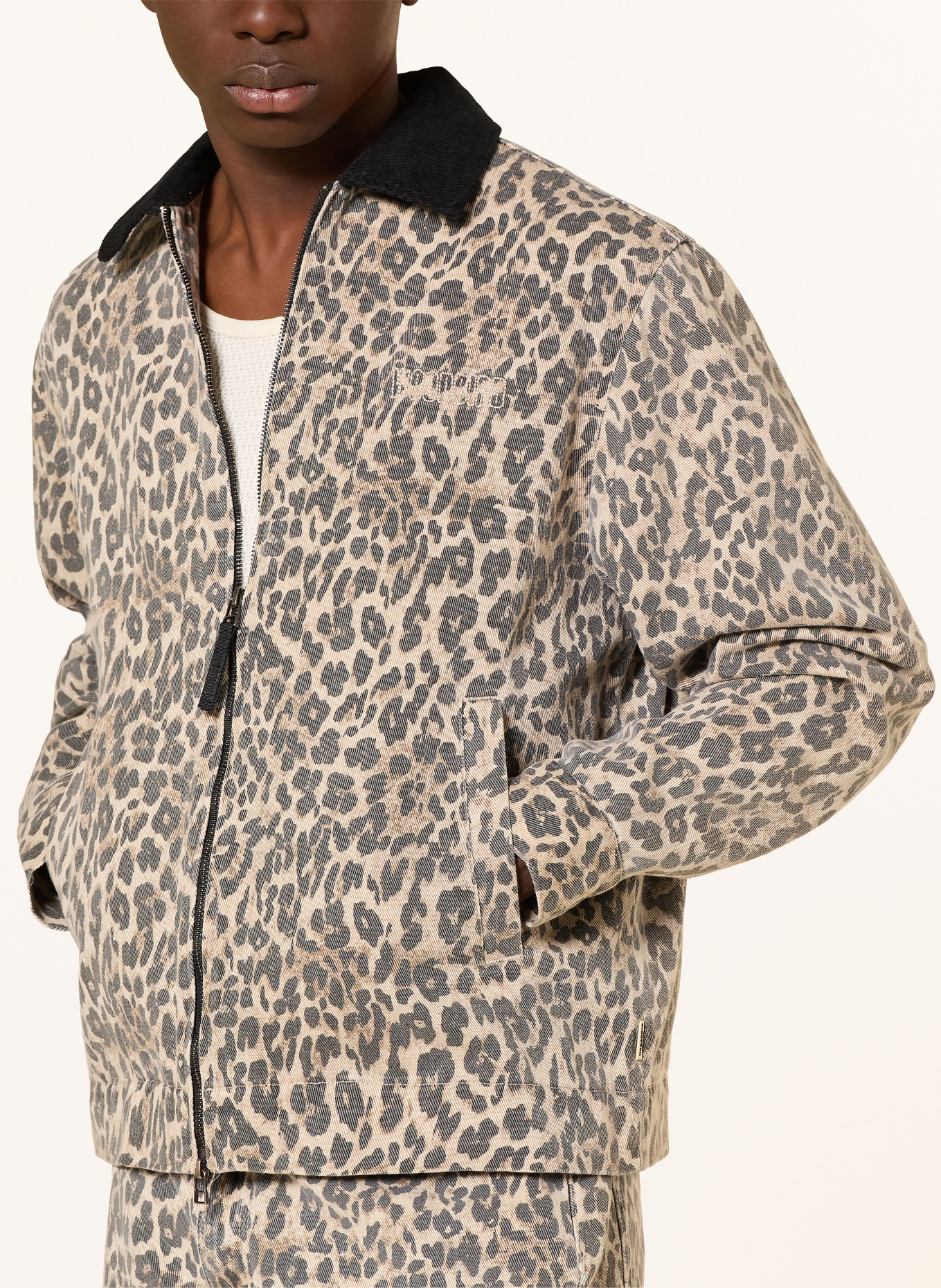 WOODBIRD Jeansjacke WBPON: BLACK-YELLOW