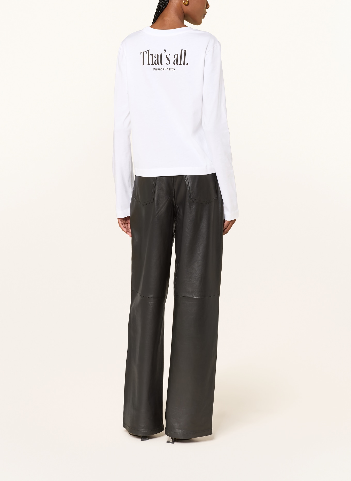 The Devil Wears Prada Longsleeve: WEISS