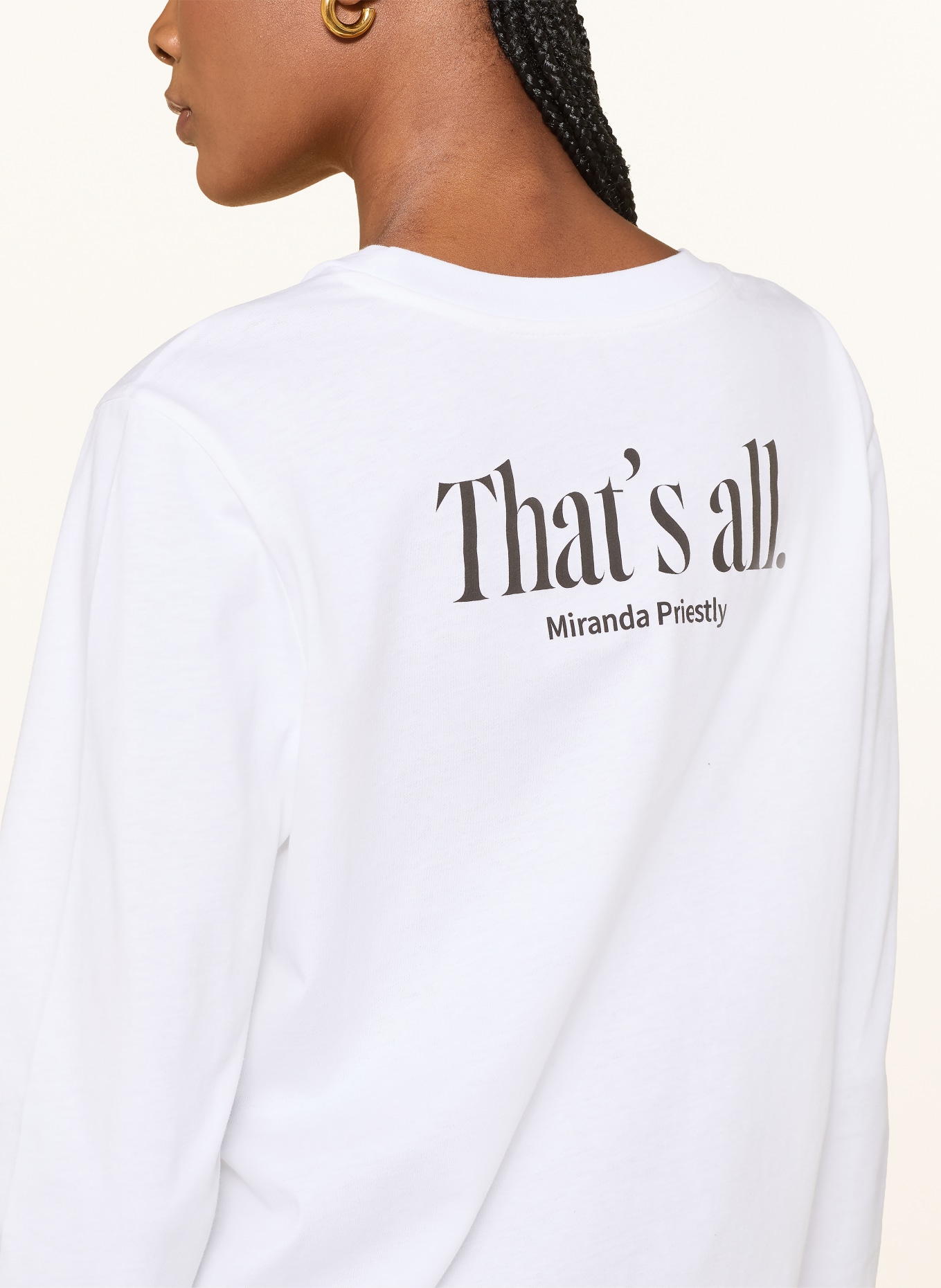 The Devil Wears Prada Longsleeve: WEISS