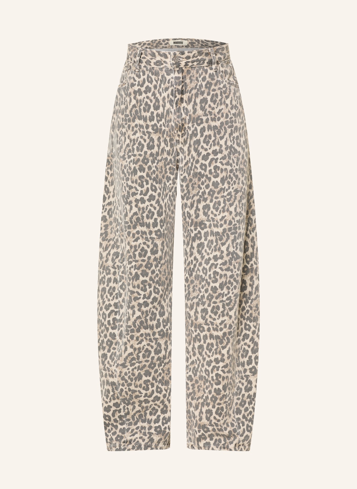 WOODBIRD Wide Leg Jeans WBGHAT: BLACK-YELLOW