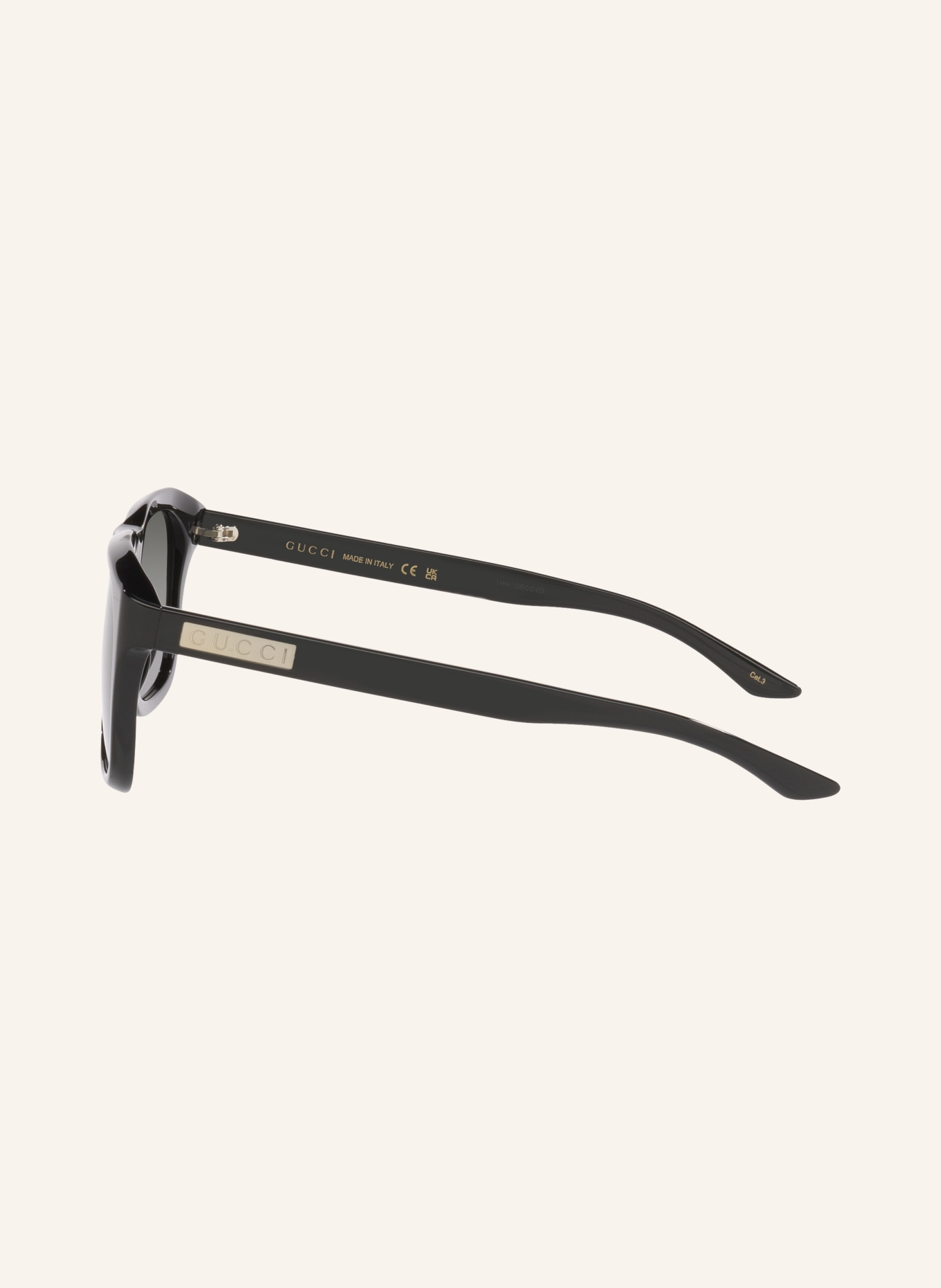 GUCCI Okulary przeciwsłoneczne GC002753: CZARNY/ SZARY