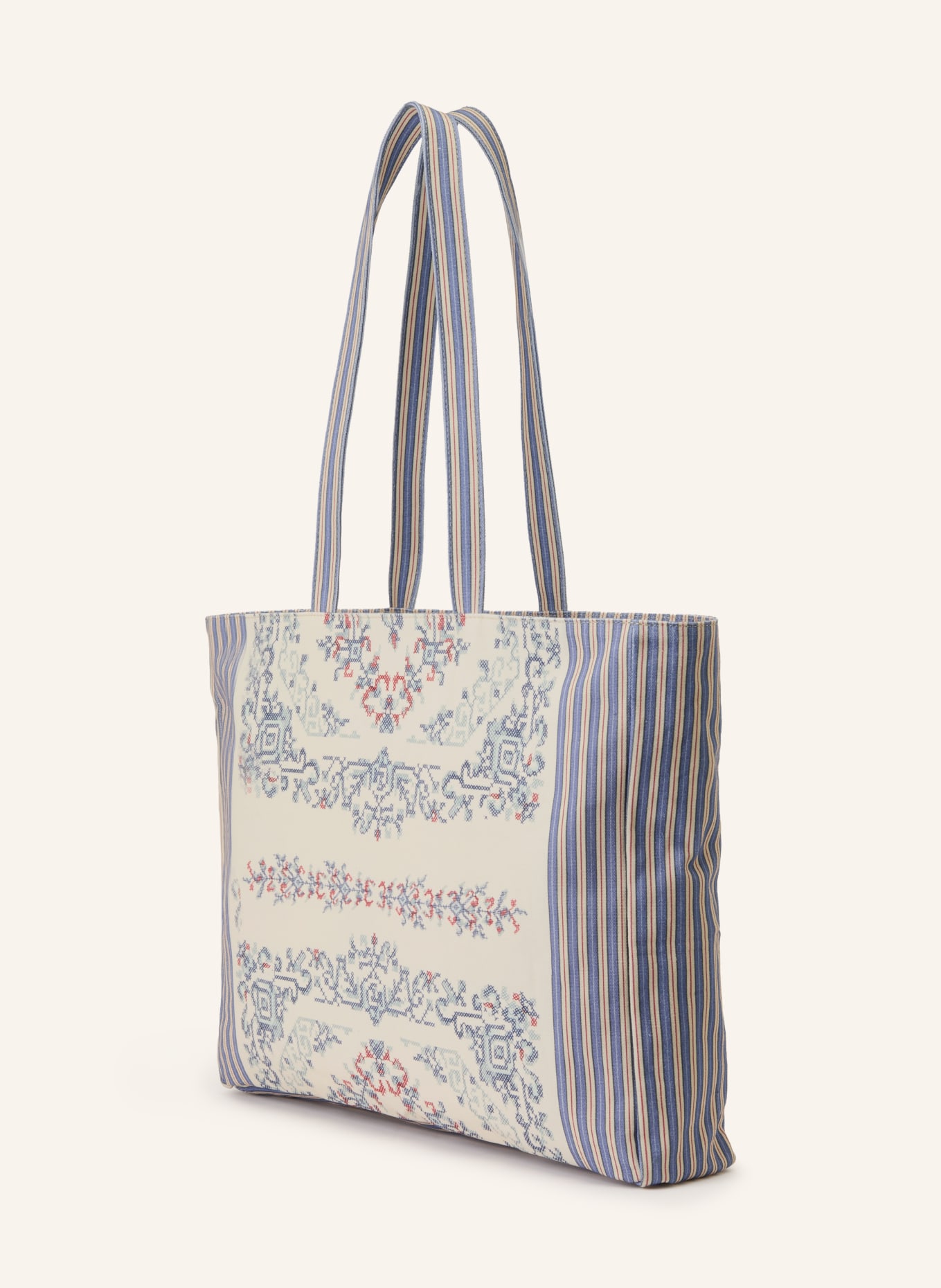 CLAUDIE PIERLOT Shopper: ECRU / LILA / MINT