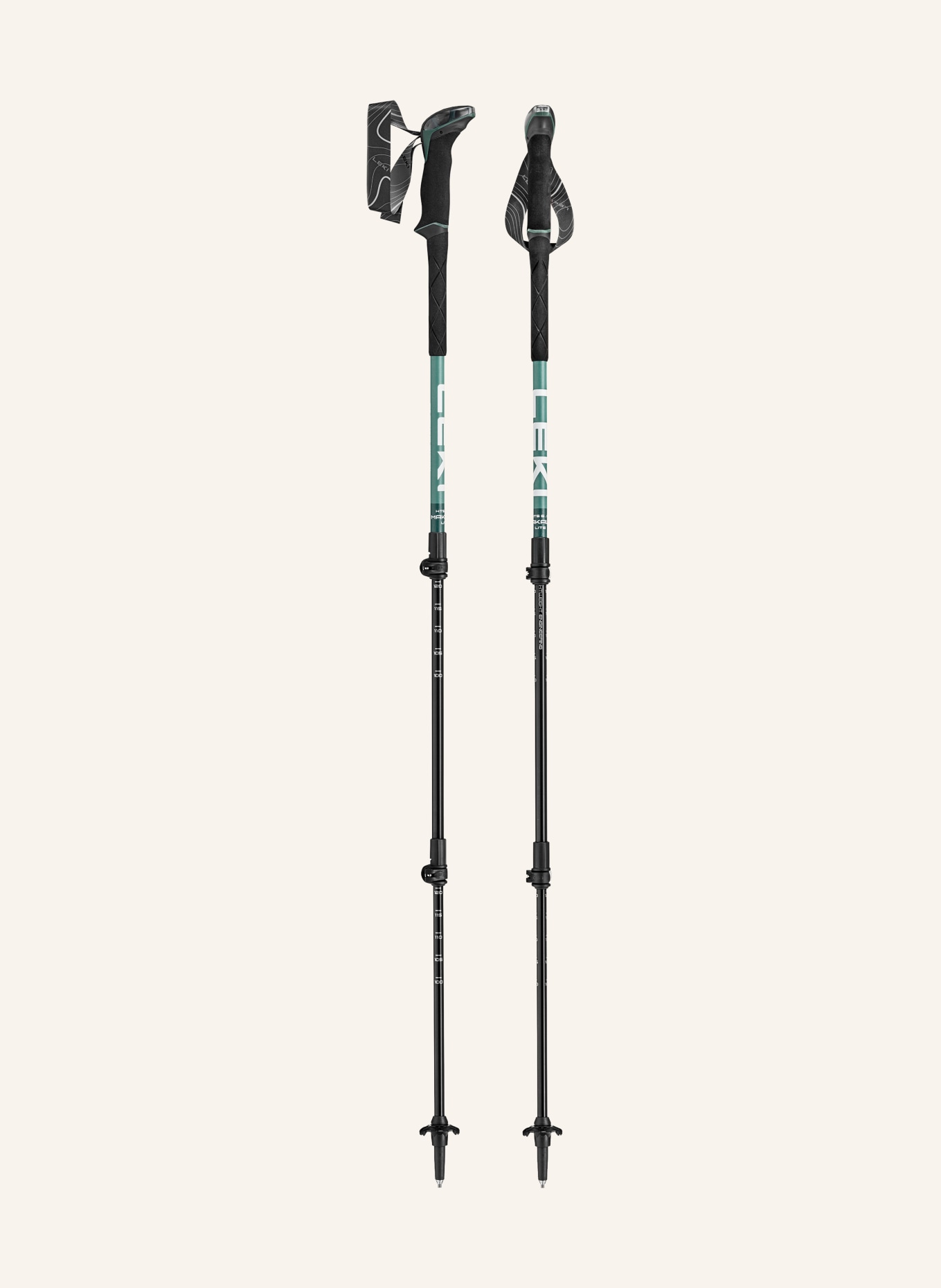 LEKI Trekkingstöcke MAKALU LITE: HELLGRÜN / WEISS
