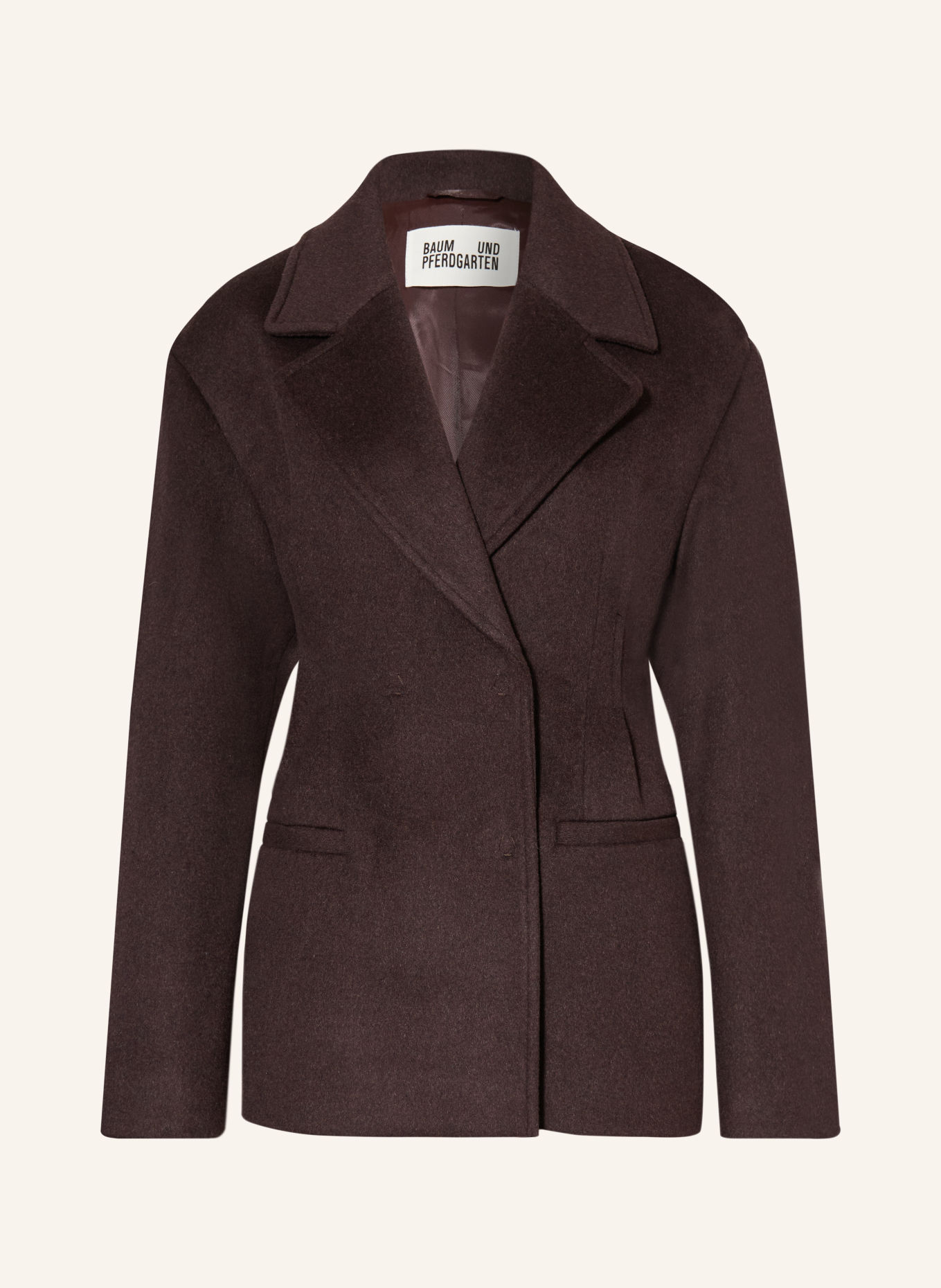 BAUM UND PFERDGARTEN BENINA Blazer Coat: DARK GRAY