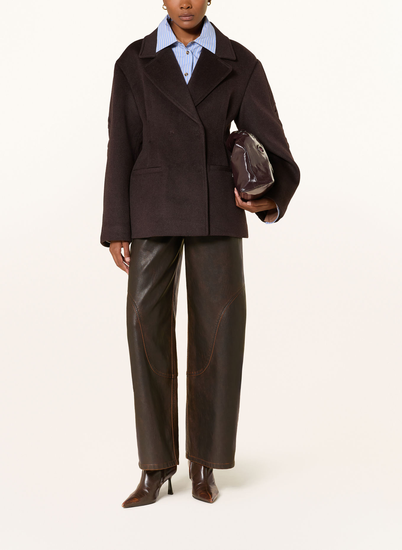 BAUM UND PFERDGARTEN BENINA Blazer Coat: DARK GRAY
