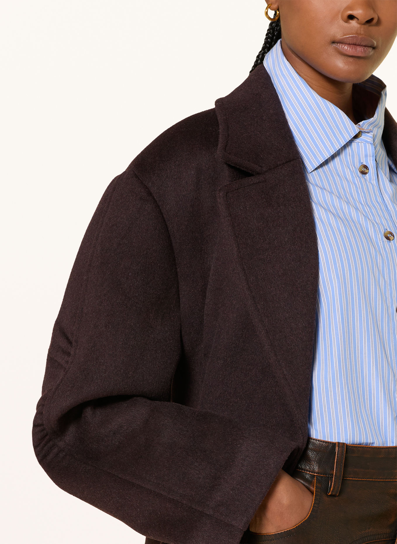 BAUM UND PFERDGARTEN BENINA Blazer Coat: DARK GRAY