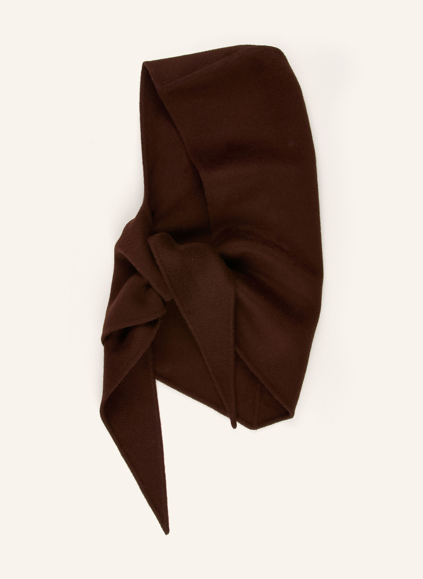 BAUM UND PFERDGARTEN LIVY Scarf with Hood: DARK BROWN