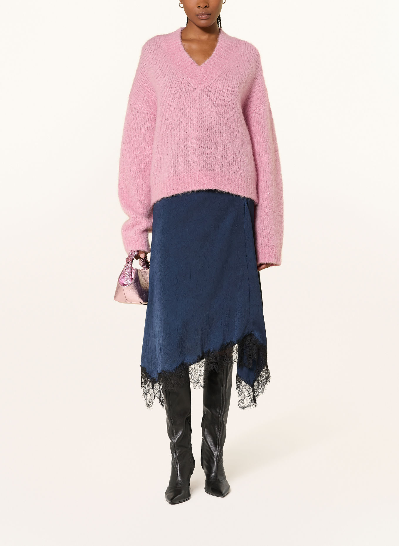 BAUM UND PFERDGARTEN Pullover CANICE mit Alpaka: ROSA