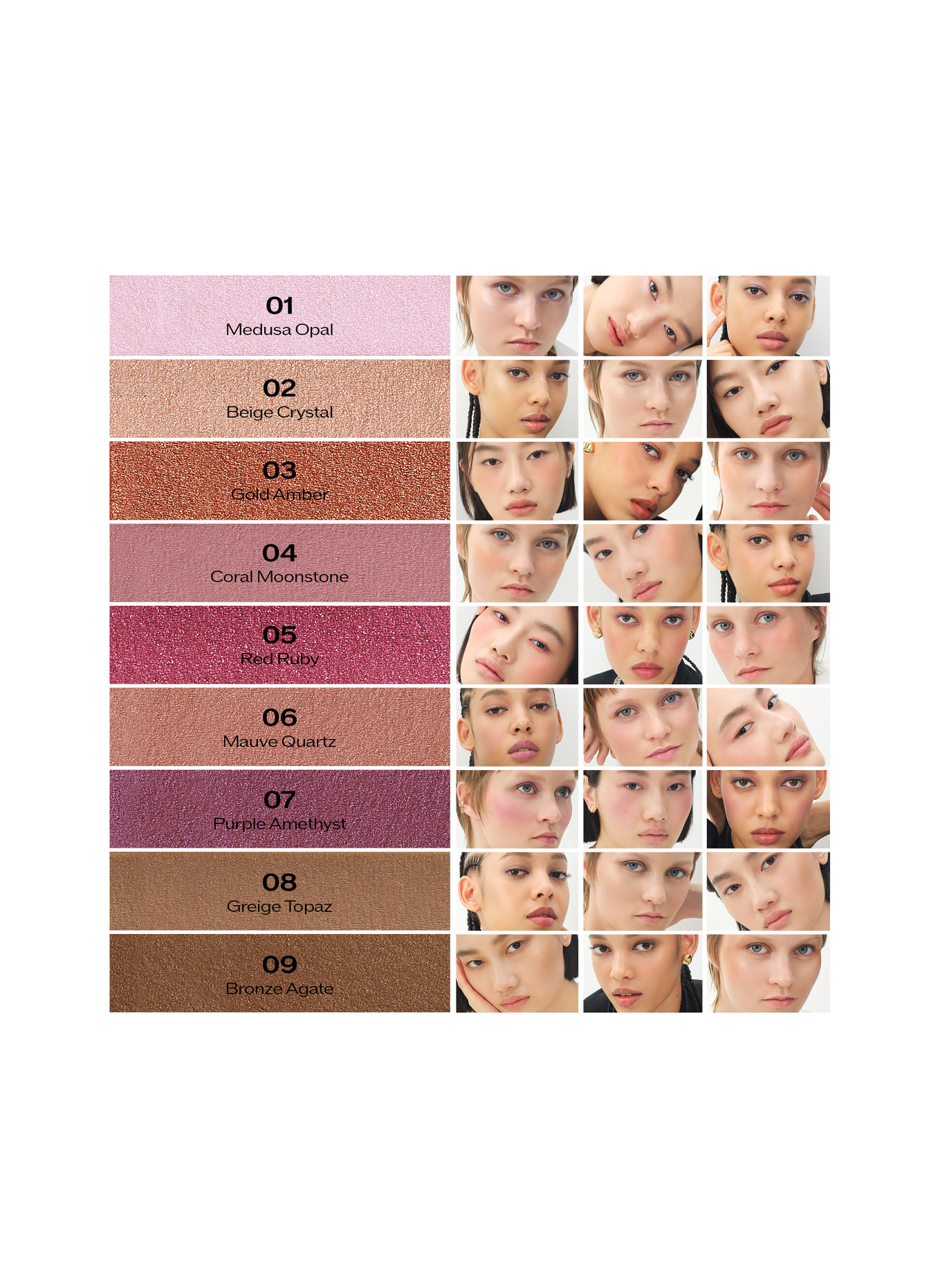 SHISEIDO COLOR + GLOW ENHANCER: 01 OPAL MEDUSA