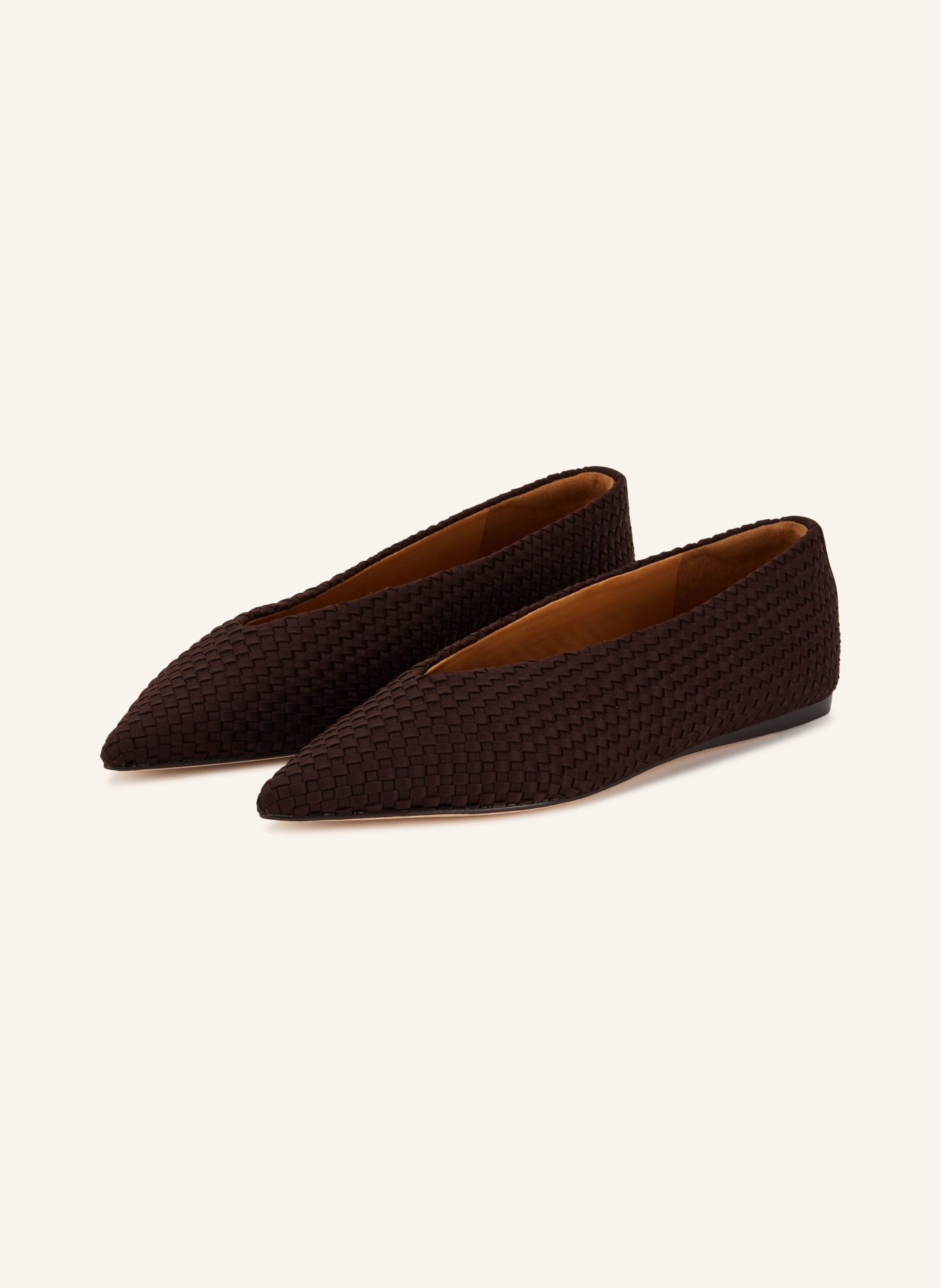 Naghedi Ballerines STRADA: MARRON FONCÉ