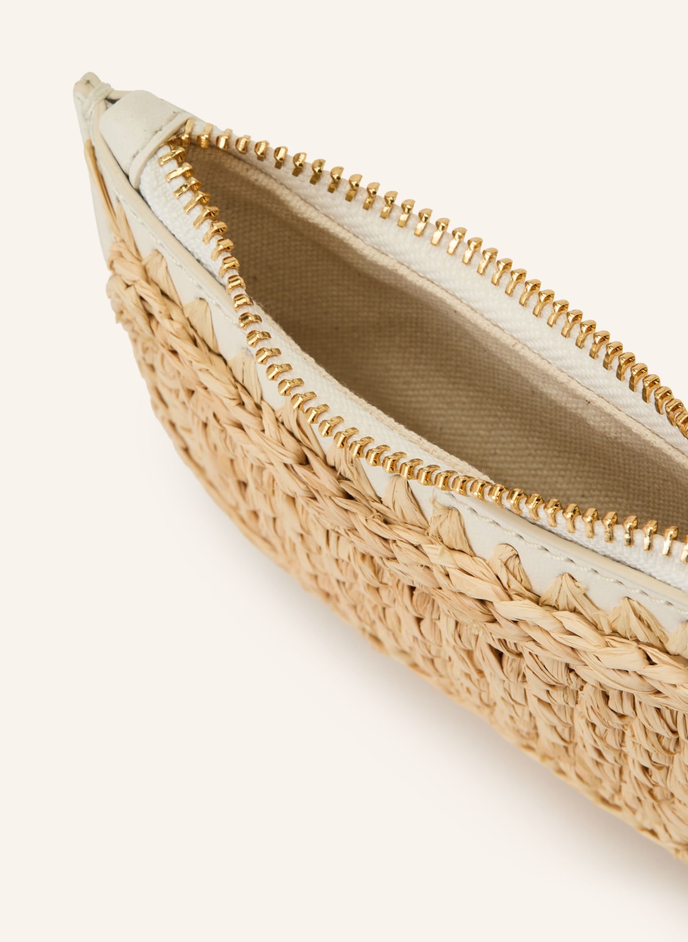 CLAUDIE PIERLOT Geldbörse: ECRU / BEIGE