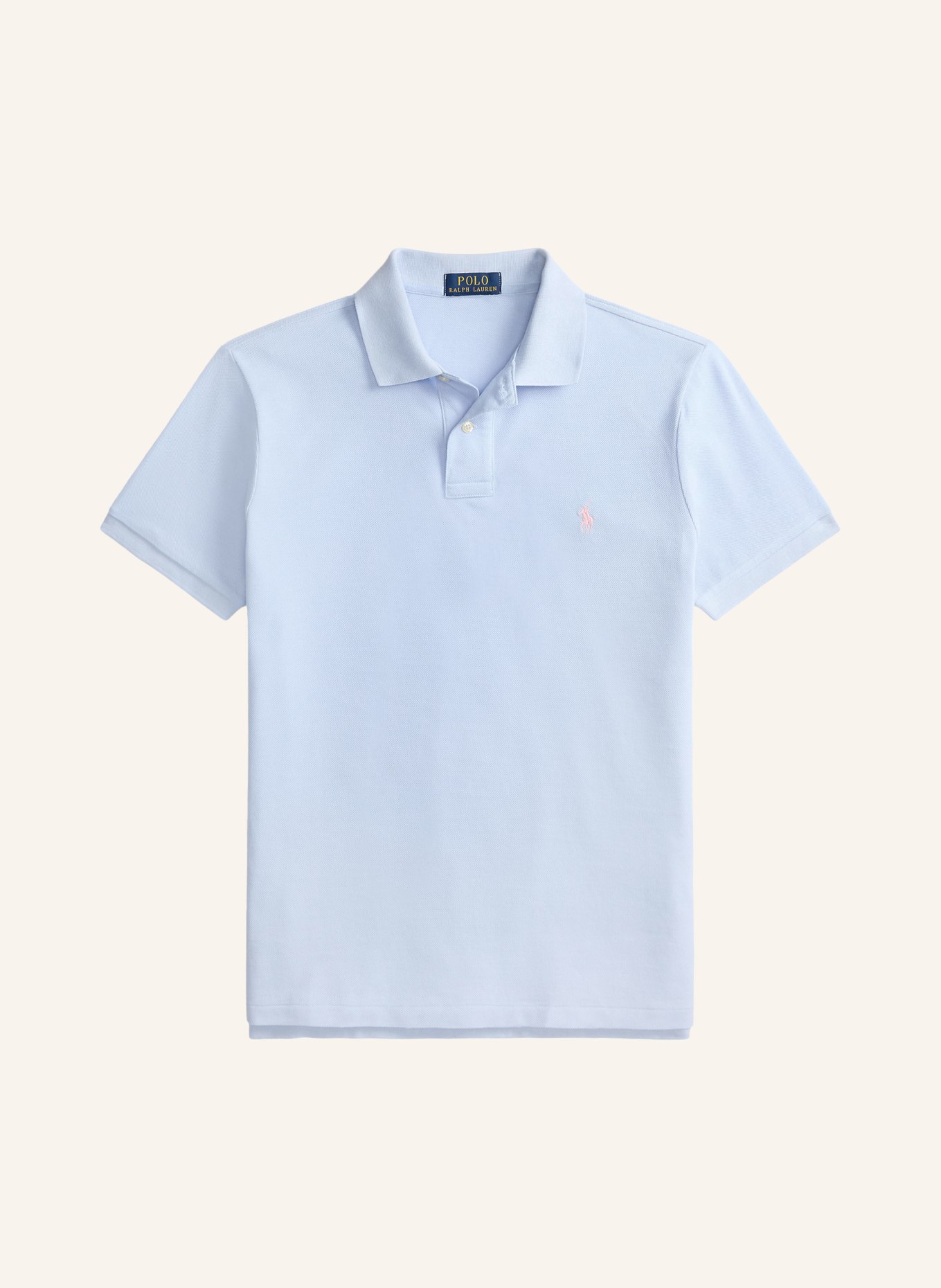 POLO RALPH LAUREN Polo piqué coupe slim: BLEU CLAIR