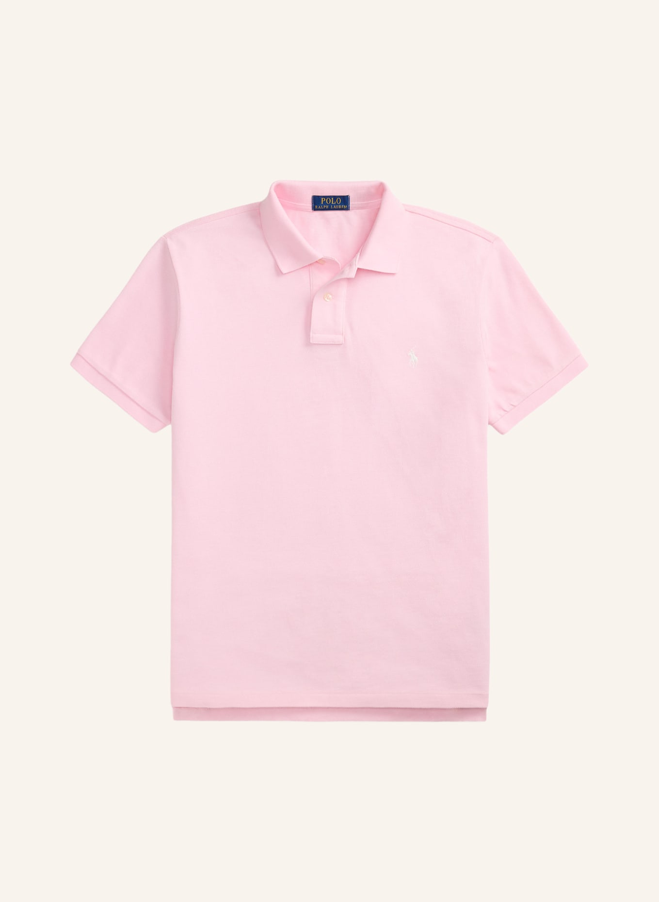 POLO RALPH LAUREN Koszulka polo z piki slim fit: RÓŻOWY