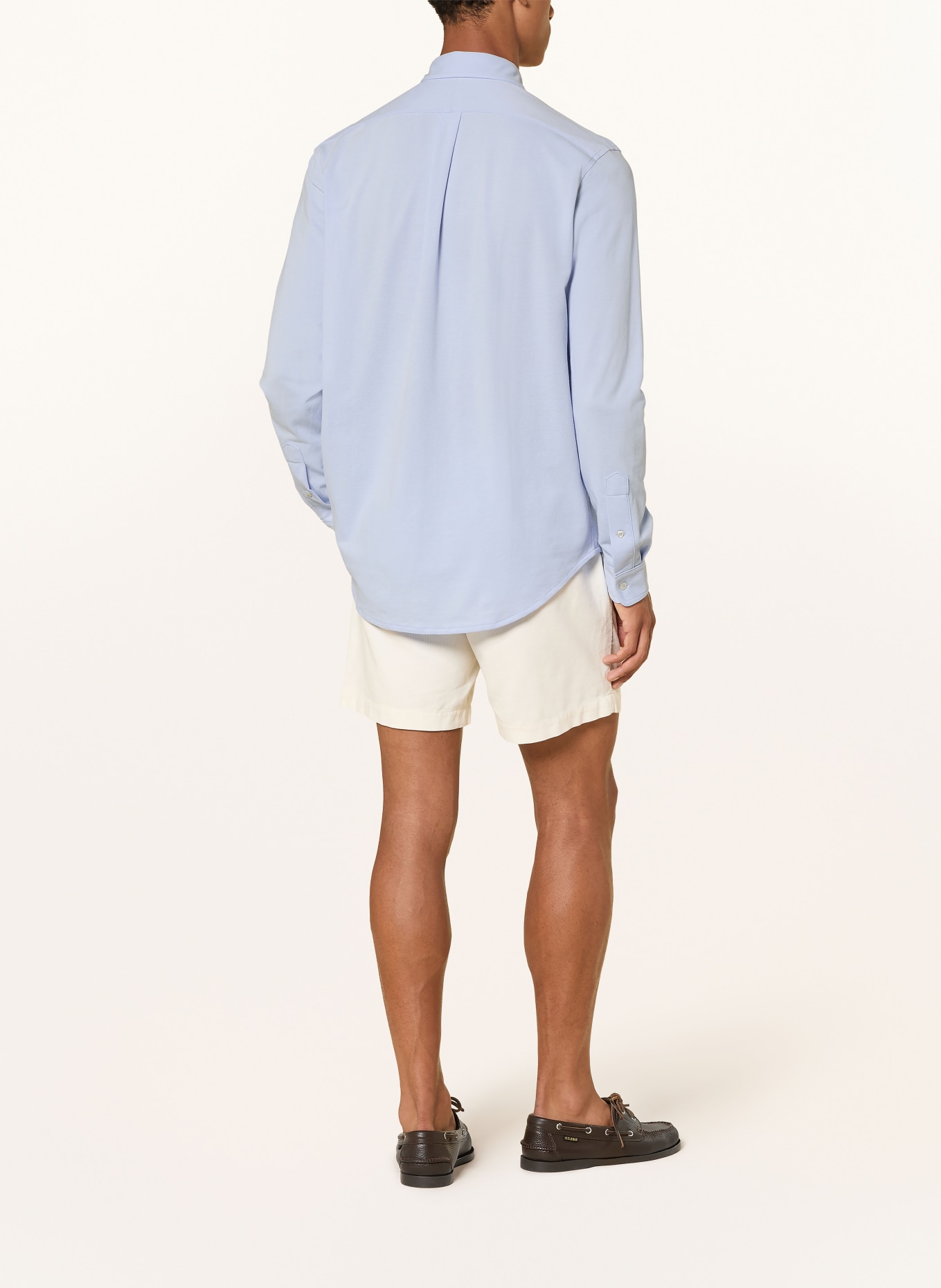 POLO RALPH LAUREN Chemise piquée Custom Fit: BLEU CLAIR