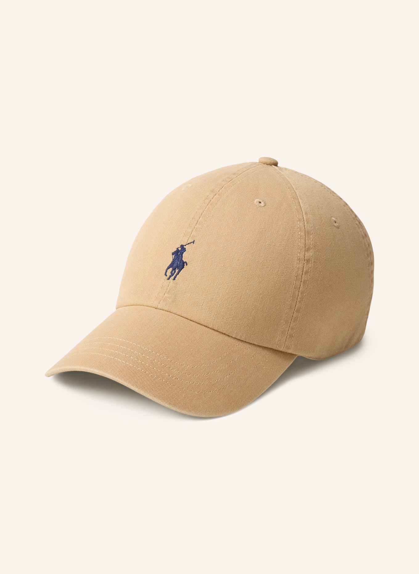 POLO RALPH LAUREN Cap: BEIGE / DARK GRAY