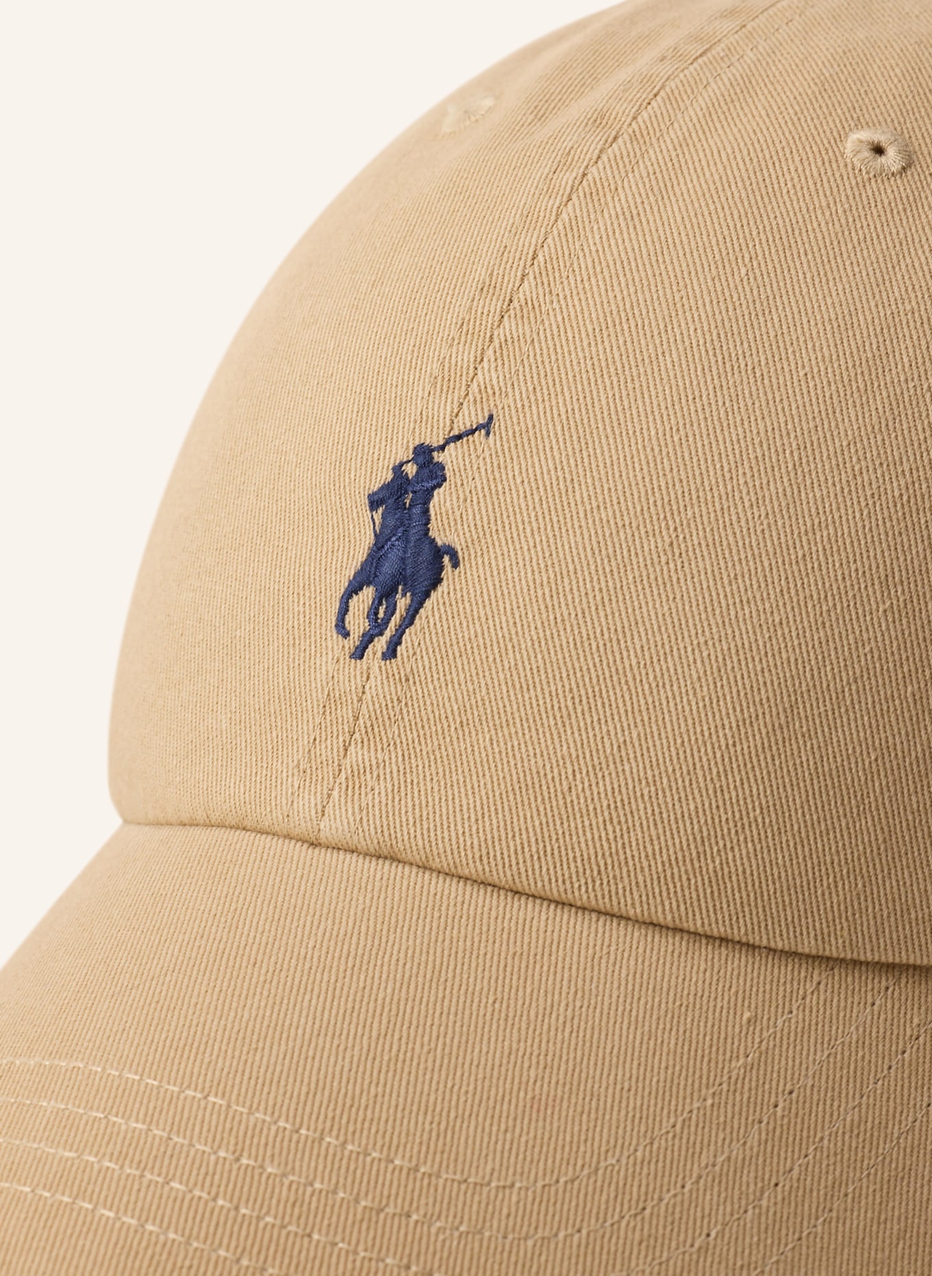 POLO RALPH LAUREN Cap: BEIGE / DARK GRAY