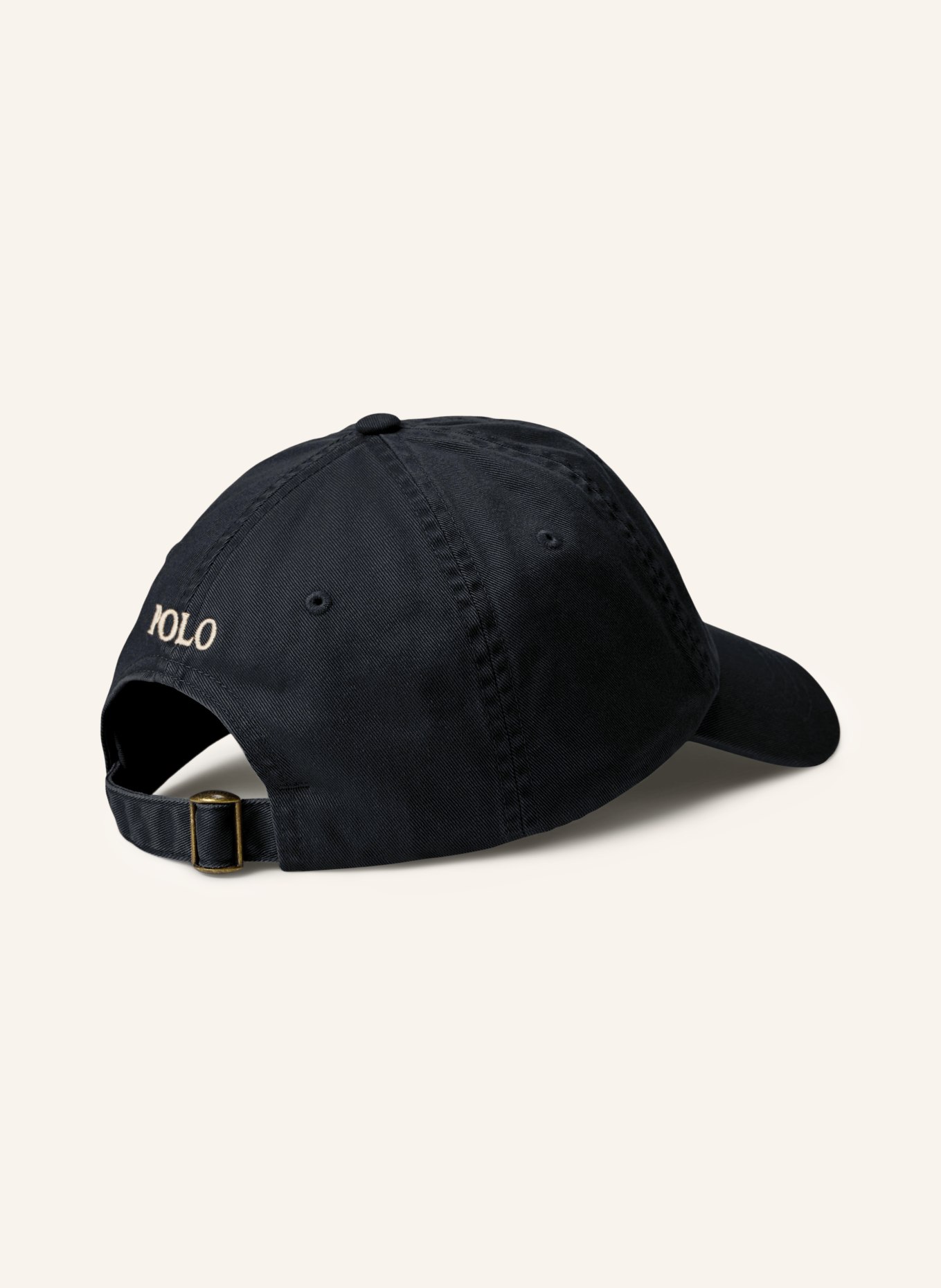 POLO RALPH LAUREN Cap: BLACK / WHITE