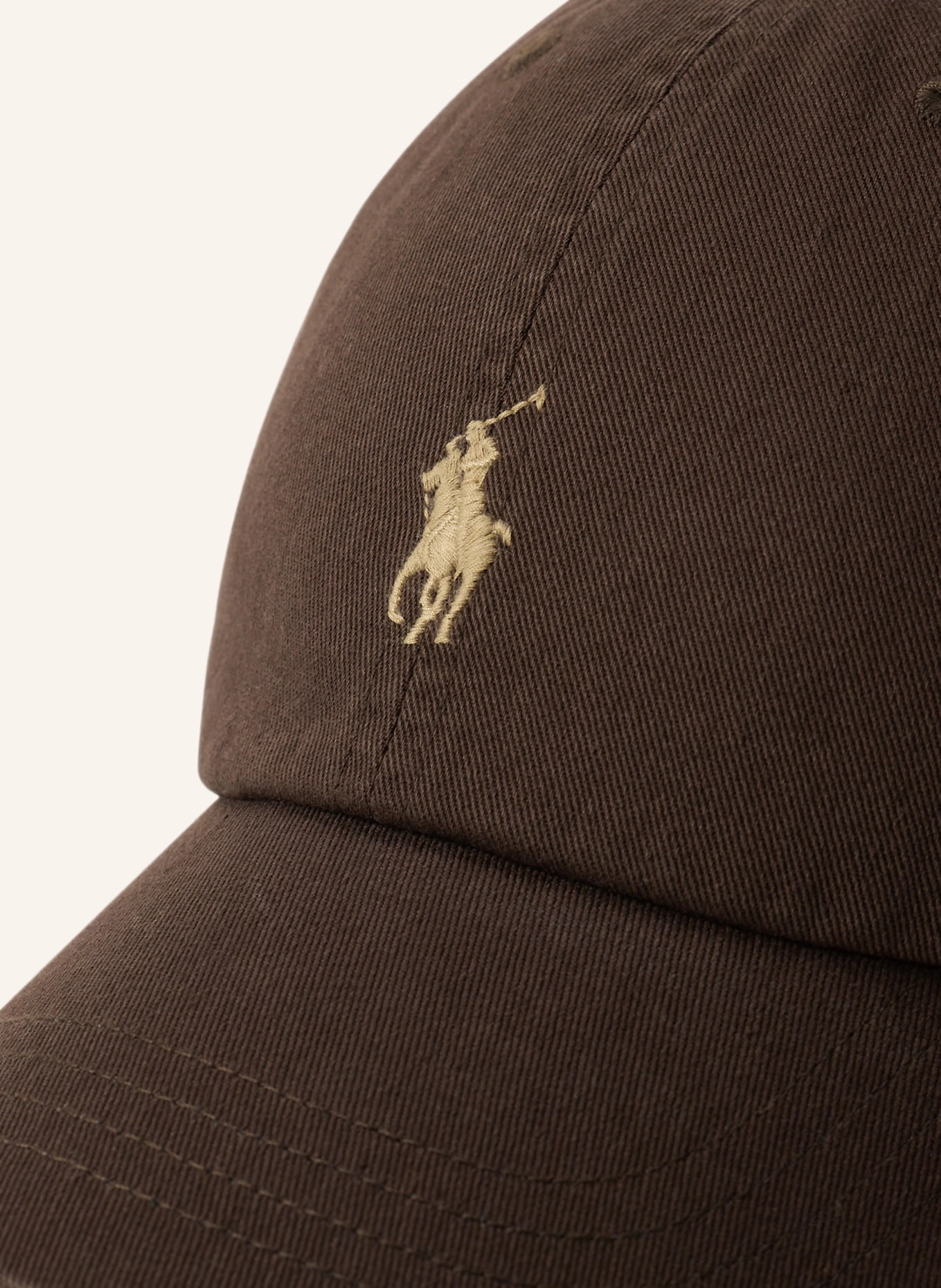 POLO RALPH LAUREN Cap: DARK BROWN / LIGHT BROWN