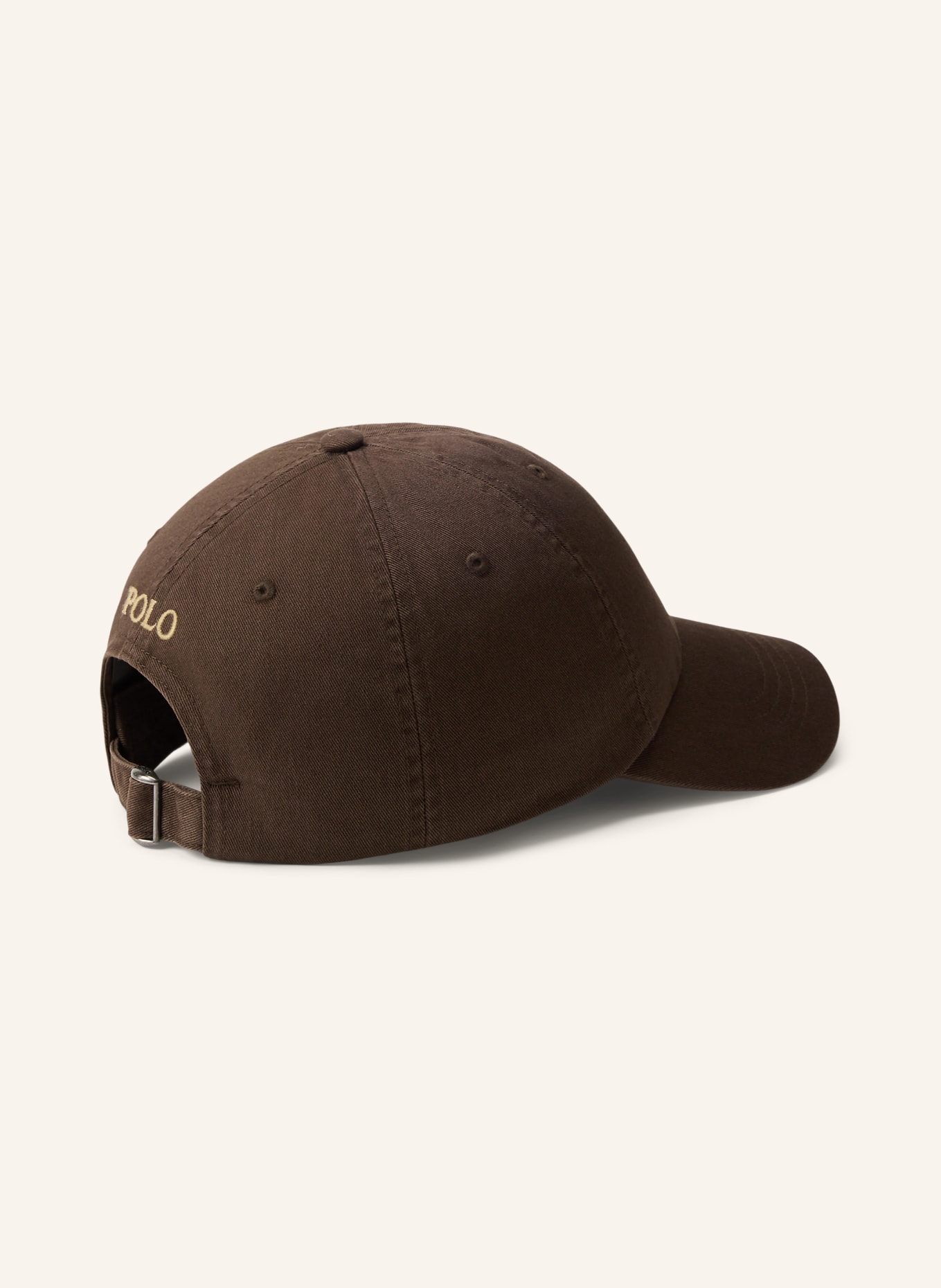 POLO RALPH LAUREN Cap: DARK BROWN / LIGHT BROWN
