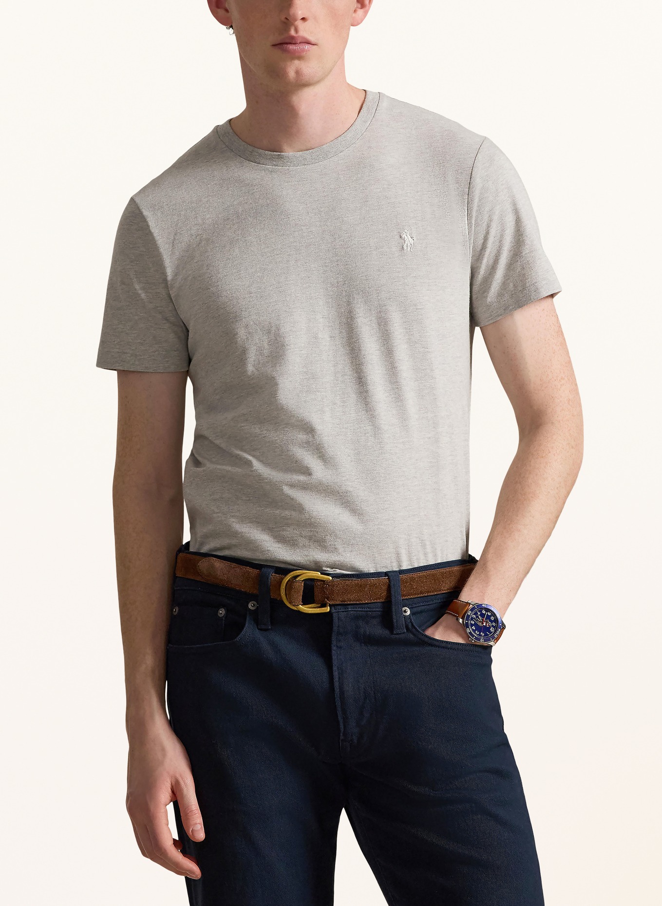 POLO RALPH LAUREN T-shirt: GRIS