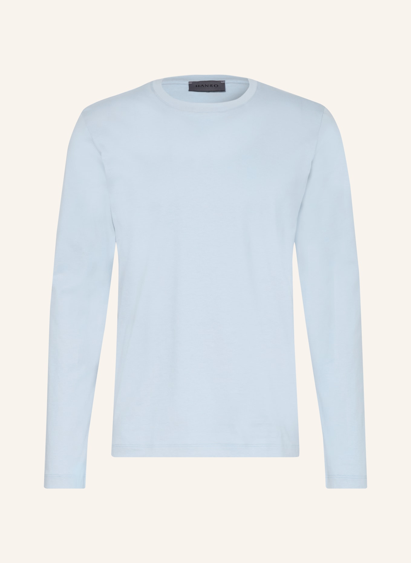 HANRO Schlafshirt LIVING: HELLBLAU