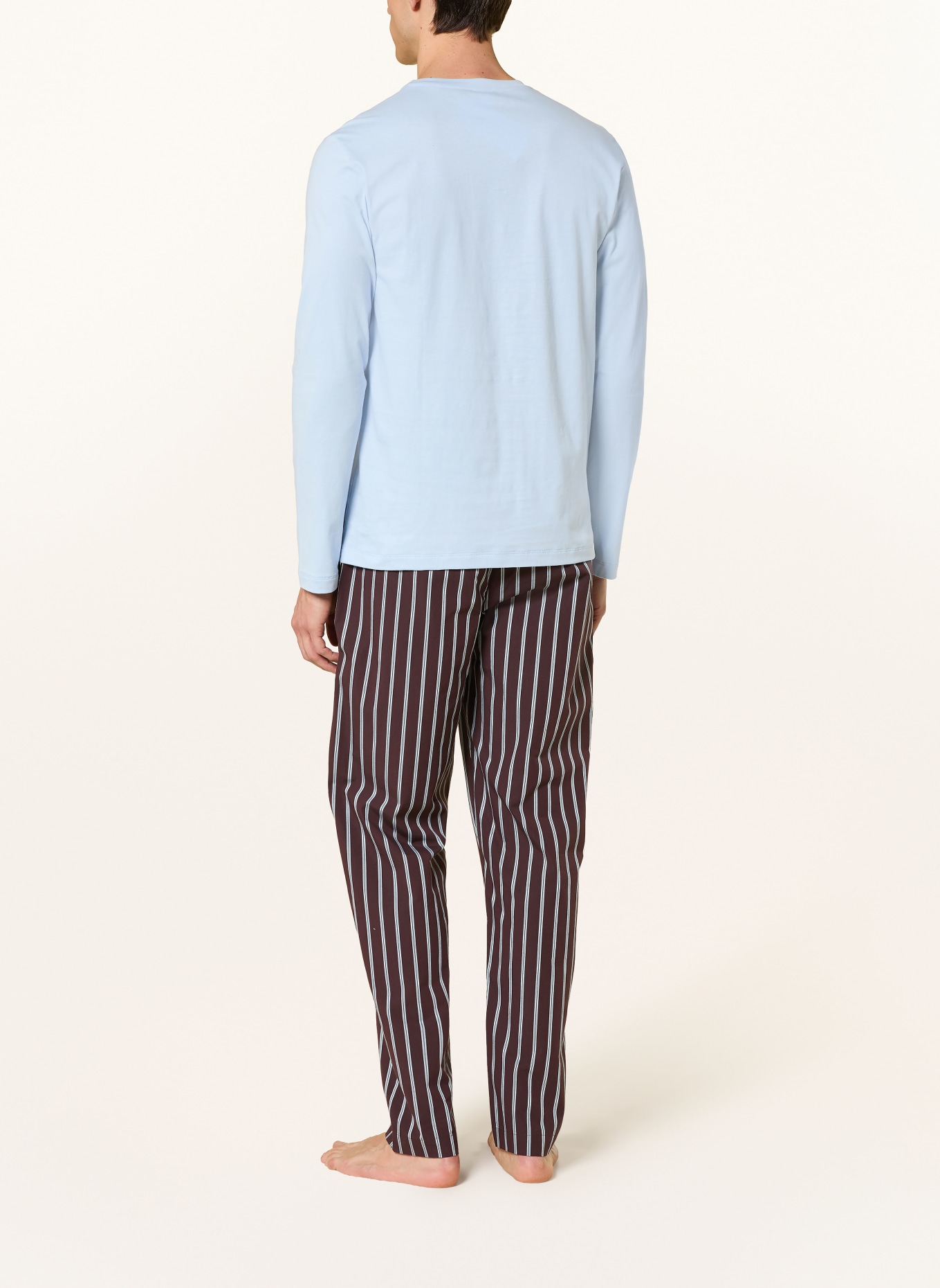 HANRO Schlafshirt LIVING: HELLBLAU